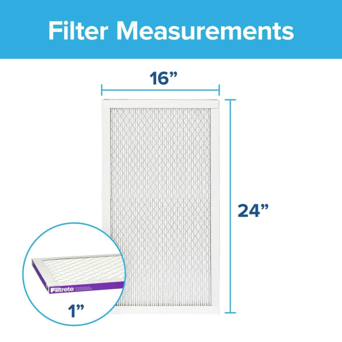 3M Filtrete 1500 Ultra Allergen Reduction Air Filter - 16x24x1 (4-Pack) - WaterFilters.NET