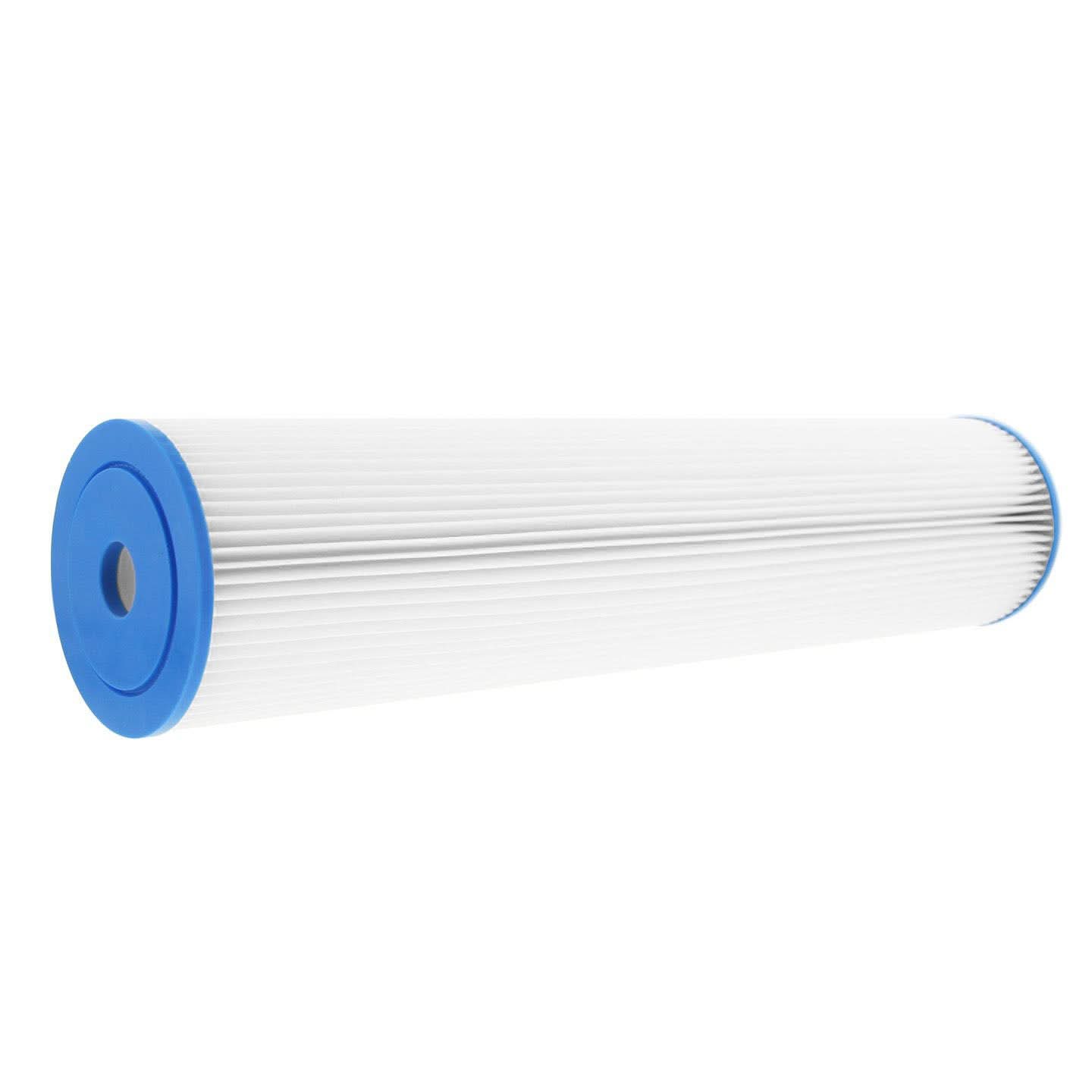 20 Micron Pleated Polyester Sediment Filter by USWF 20"x4.5" - WaterFilters.NET