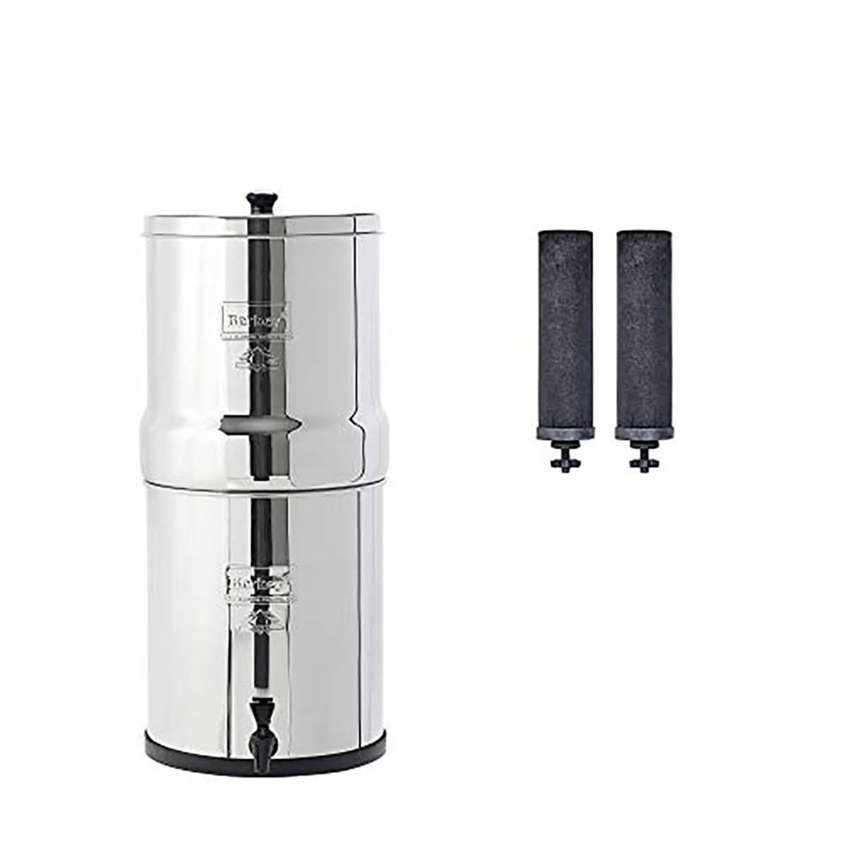 Big Berkey 2.25 Gallon Gravity Water Purification System - WaterFilters.NET