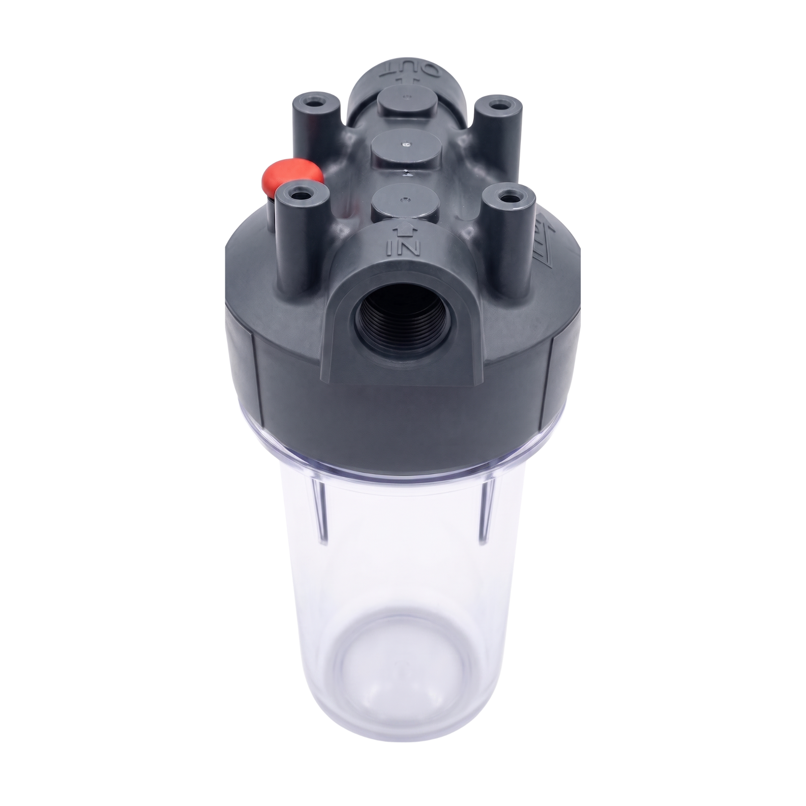 R50071 Pentek Dura-Series 3/4 inch NPT Standard 10 Inch Clear Filter Housing