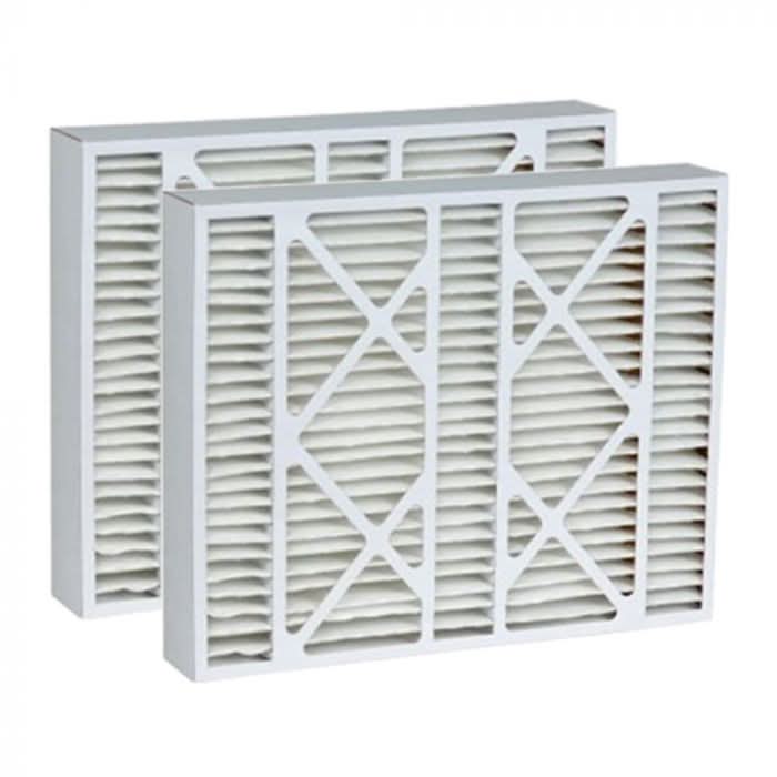 Tier1 19x20x4-1/4 Merv 13 Pleated AC Furnace Air Filter 2 Pack (Actual Size: 19 1/8 x19 13/16 x 4 1/2) - WaterFilters.NET