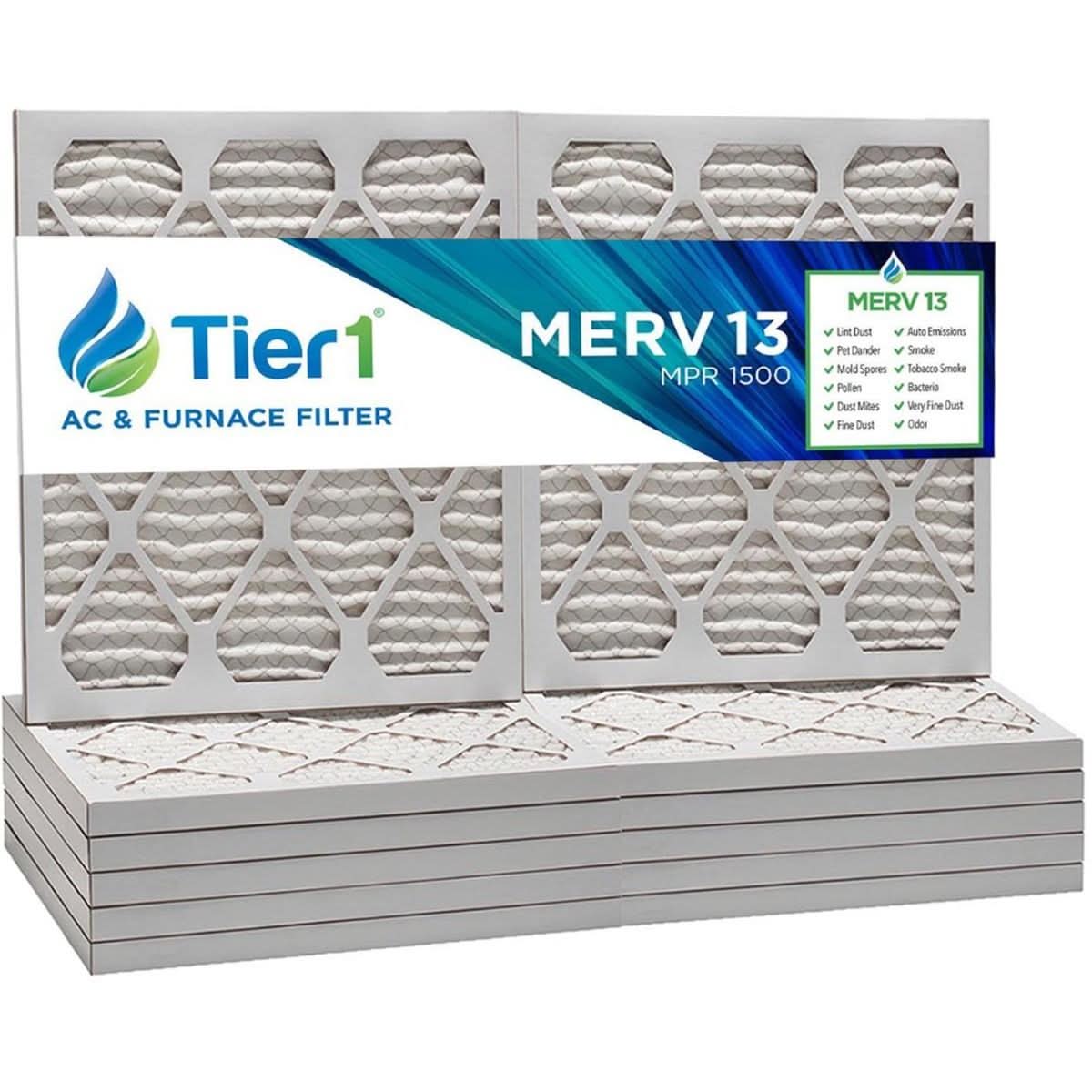 20x30x1 Merv 13 Universal Air Filter By Tier1 (Single Filter) - WaterFilters.NET
