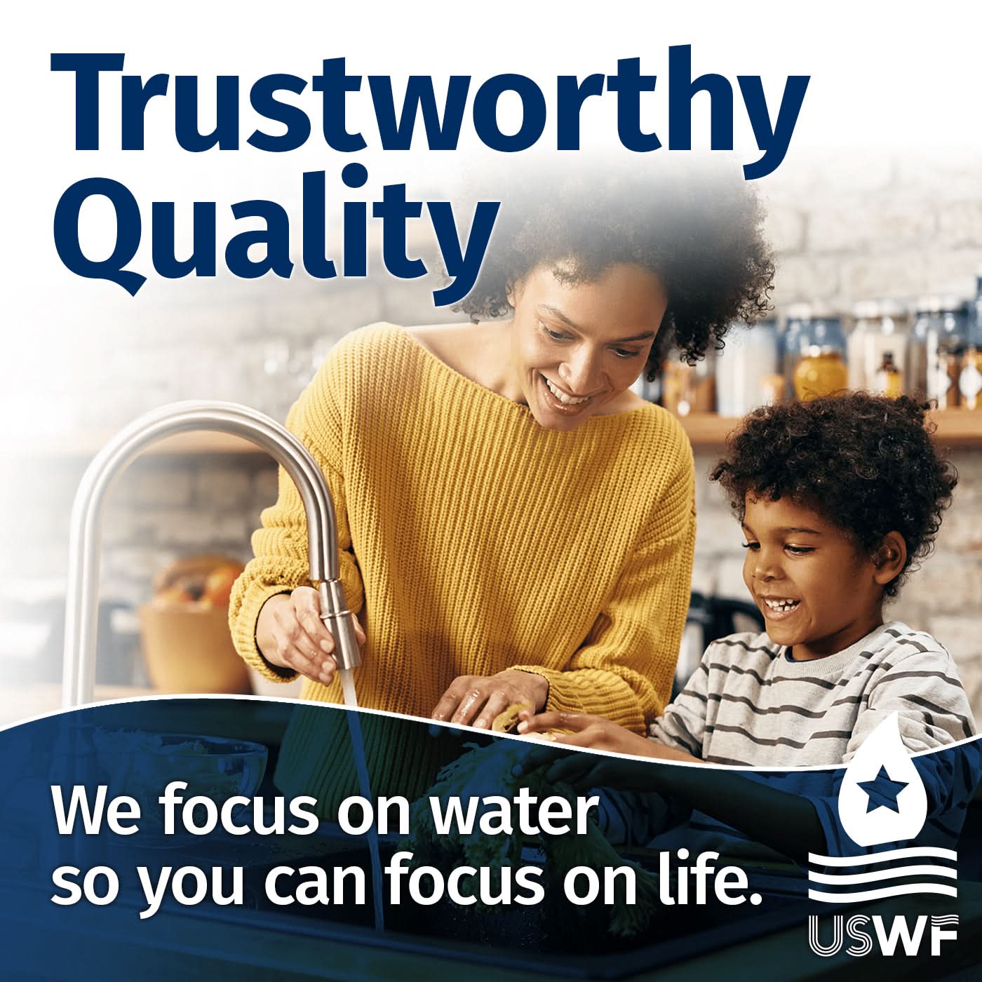 MWF GE SmartWater Refrigerator Water Filter Replacement By USWF - WaterFilters.NET