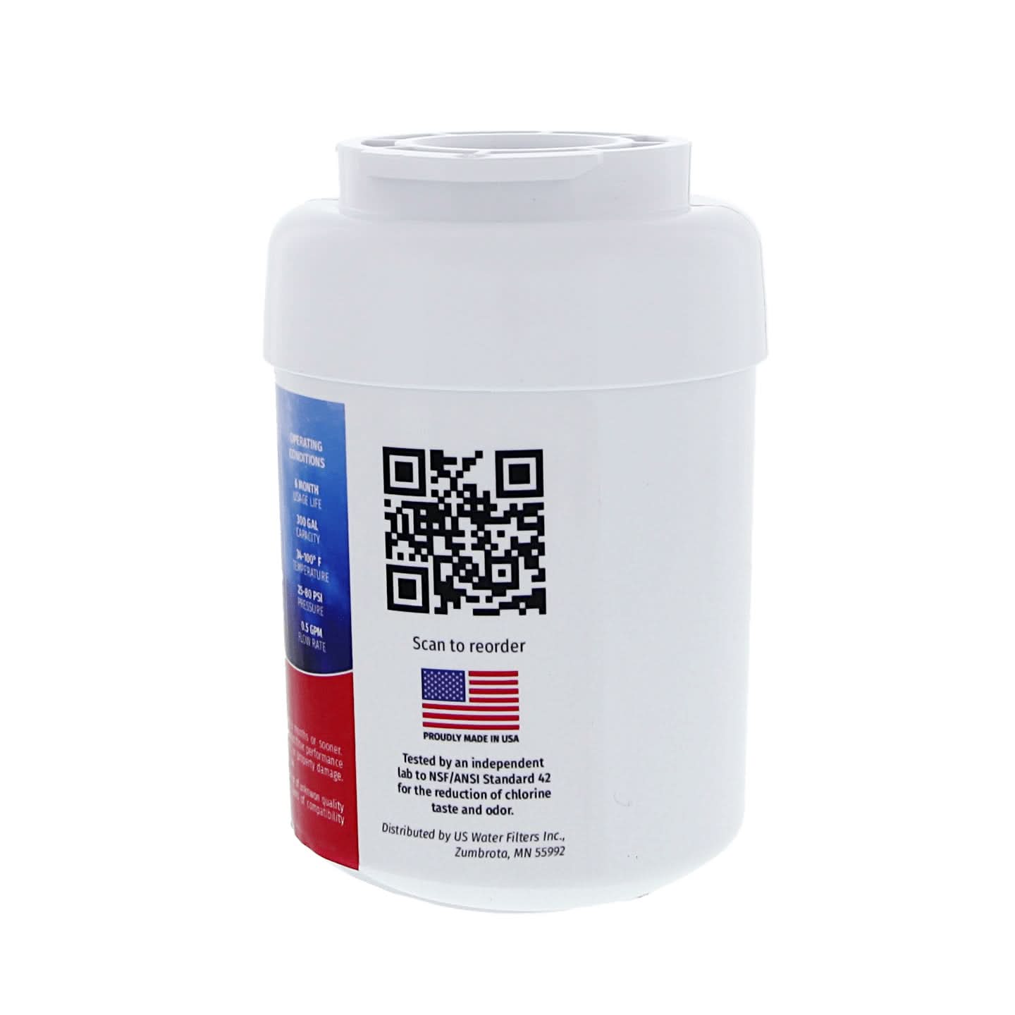 MWF GE SmartWater Refrigerator Water Filter Replacement By USWF - WaterFilters.NET