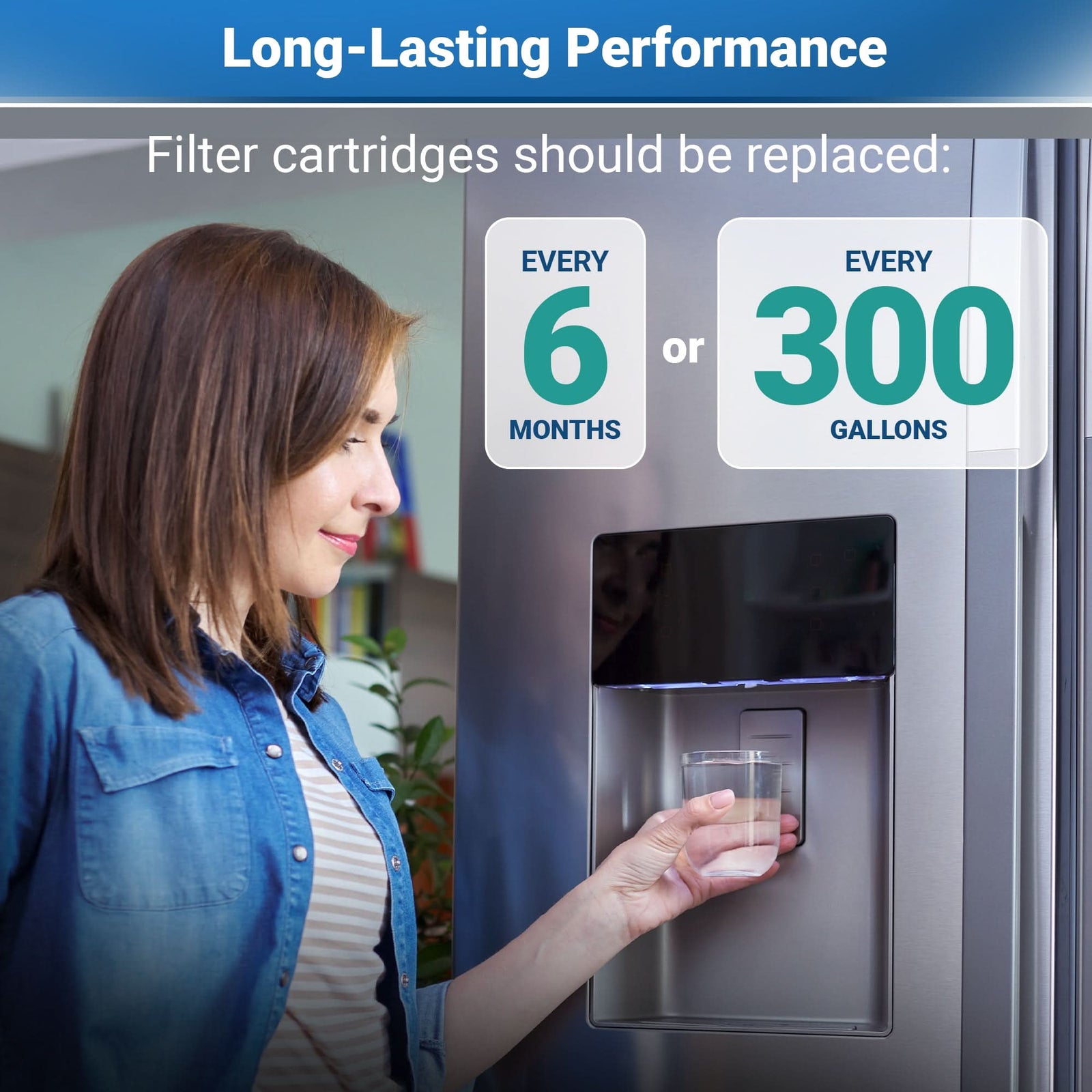 Aqua-Fresh WF425 Refrigerator Water Filter Replacement for WF3CB