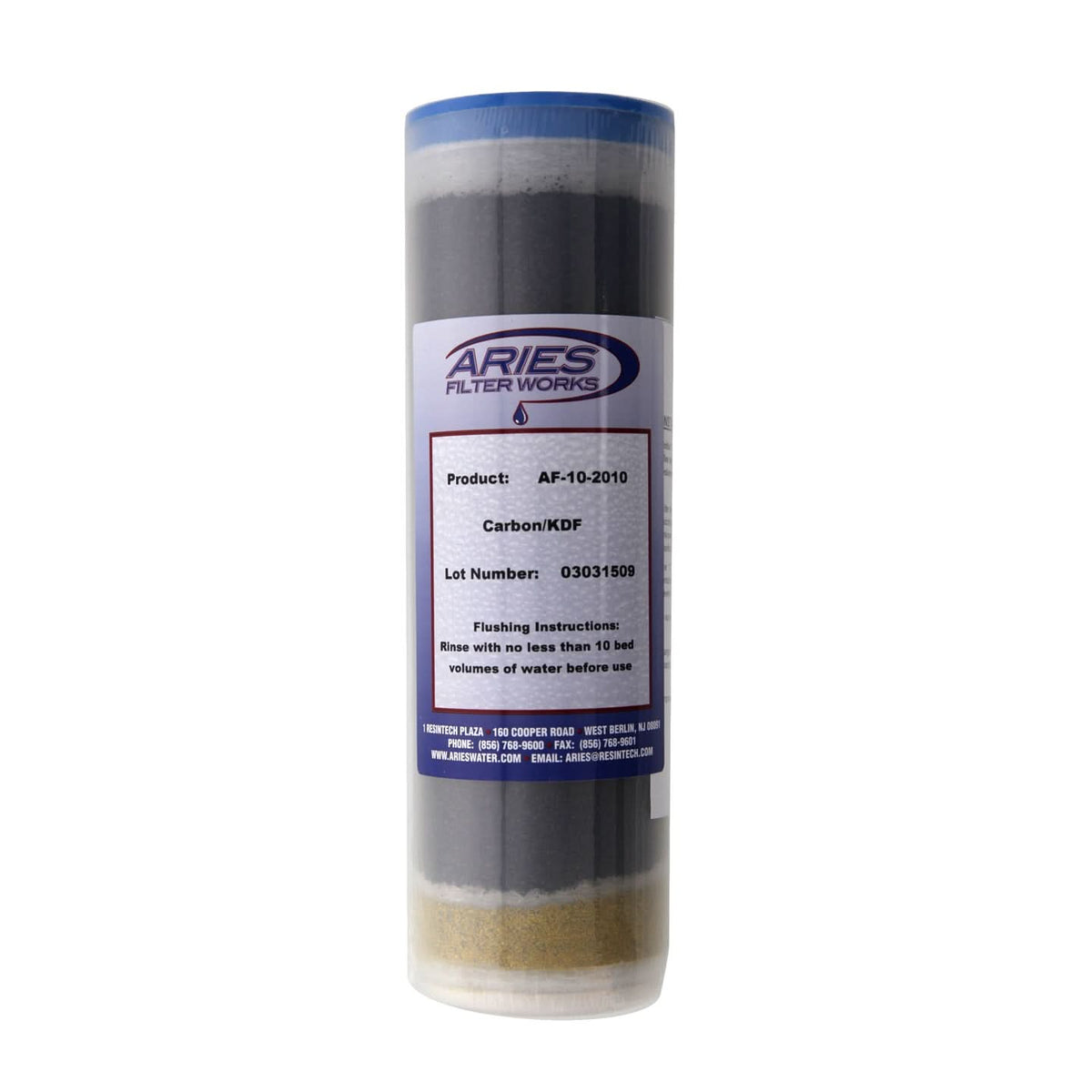 Aries AF-10-2010 GAC/KDF Water Filter Cartridge - WaterFilters.NET