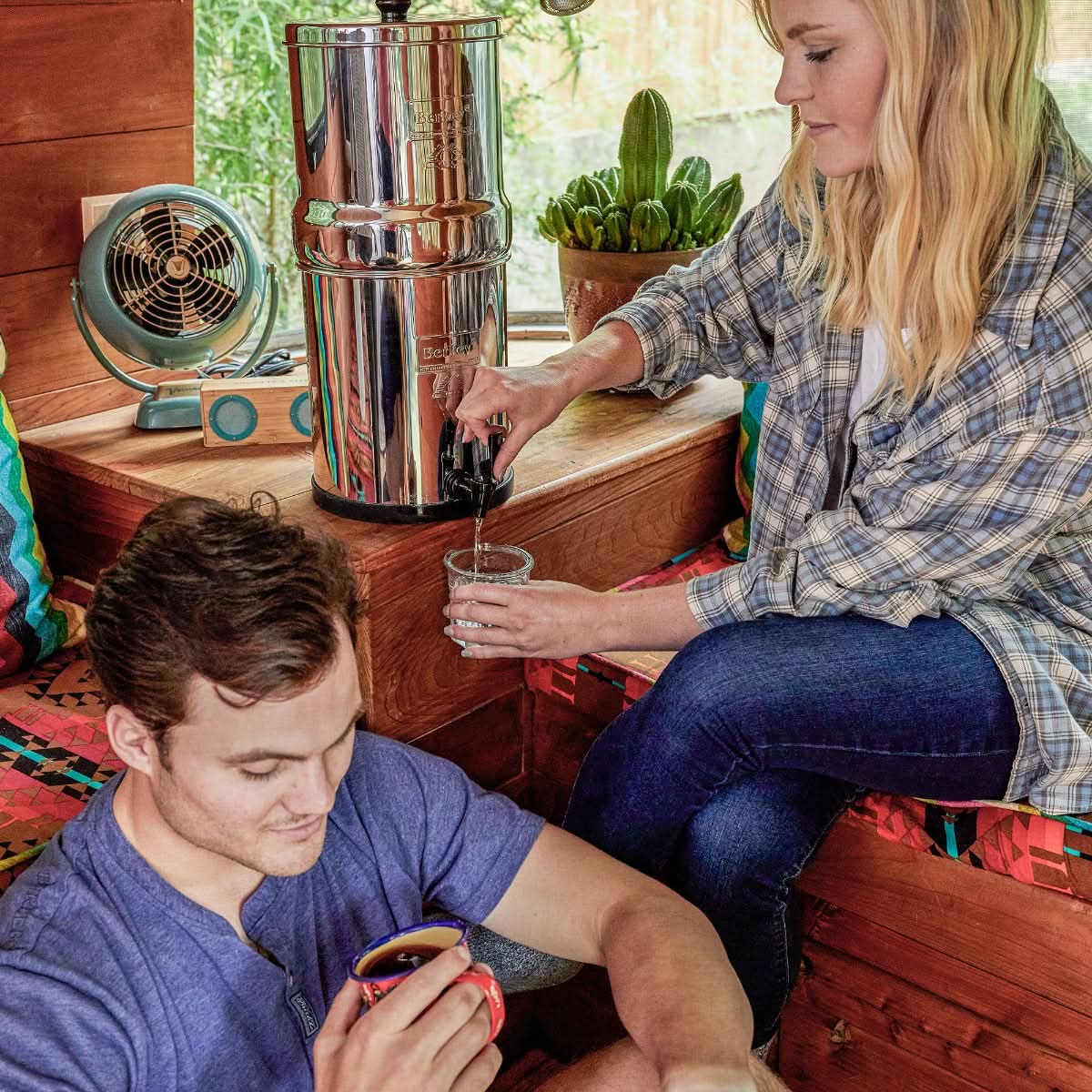 Big Berkey 2.25 Gallon Gravity Water Purification System - WaterFilters.NET