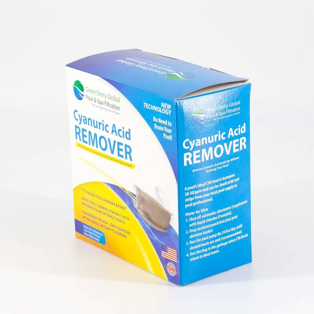 1.5 LB GreenStory Global Cyanuric Acid CYA Remover GSG-CYA-1.5 - WaterFilters.NET