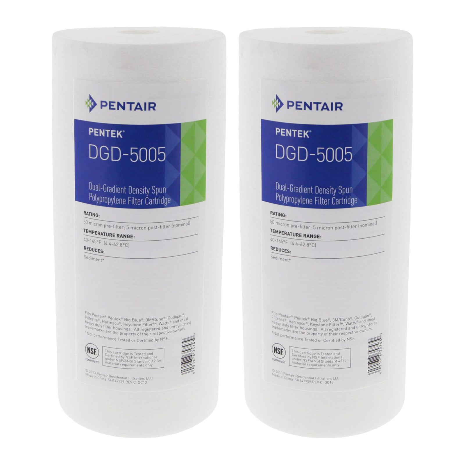 Pentek DGD-5005 Sediment Water Filters (10-inch x 4.5-inch)