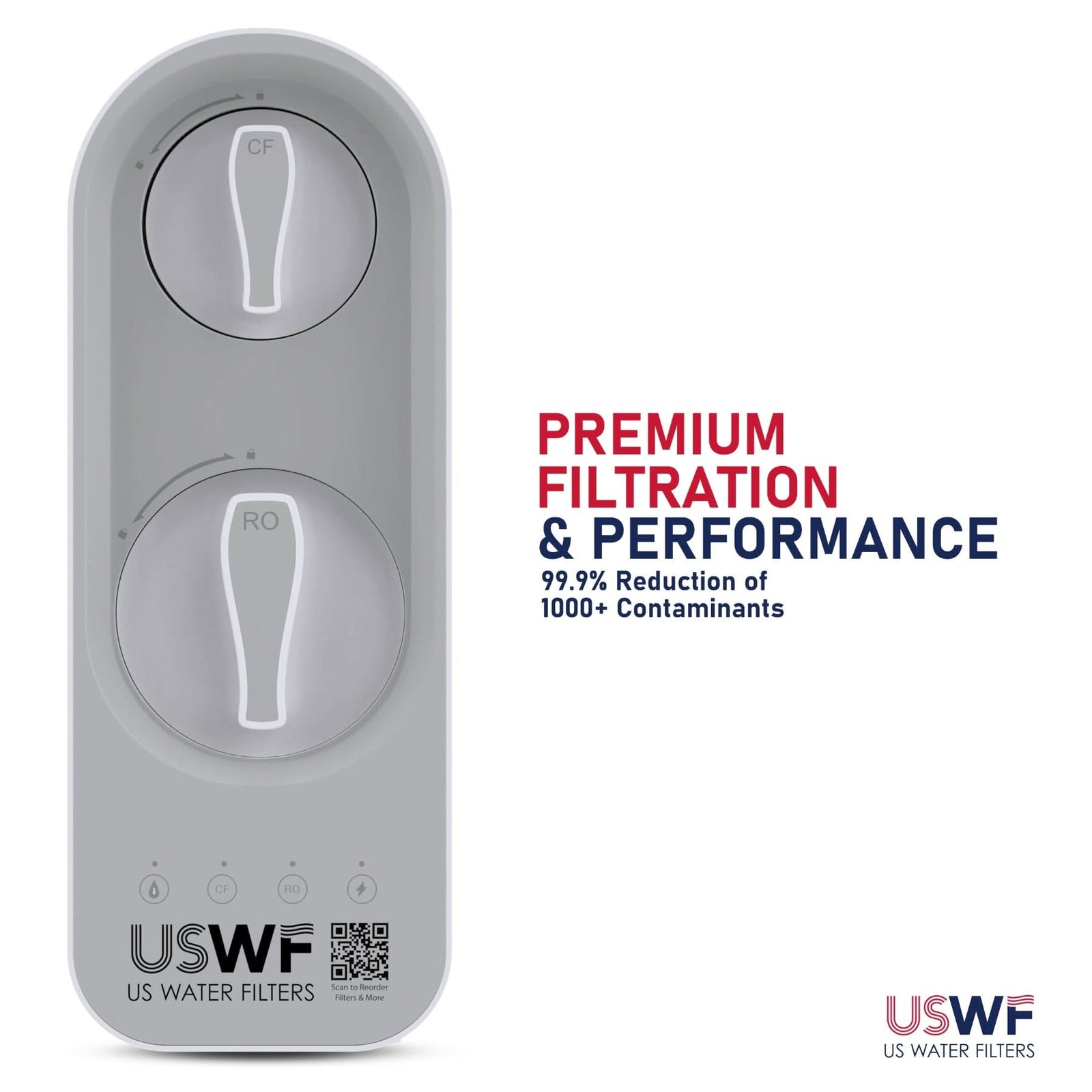 USWF 600GPD Tankless Undersink RO System - WaterFilters.NET