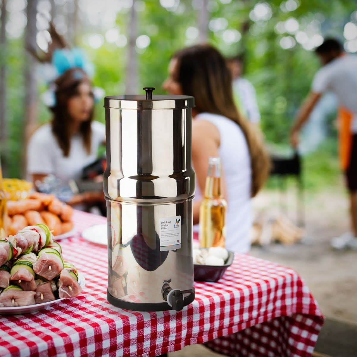 W9361123 Doulton/W9361151 British Berkefeld Stainless Steel Gravity System and ATC Super Sterasyl Candle Filter - WaterFilters.NET