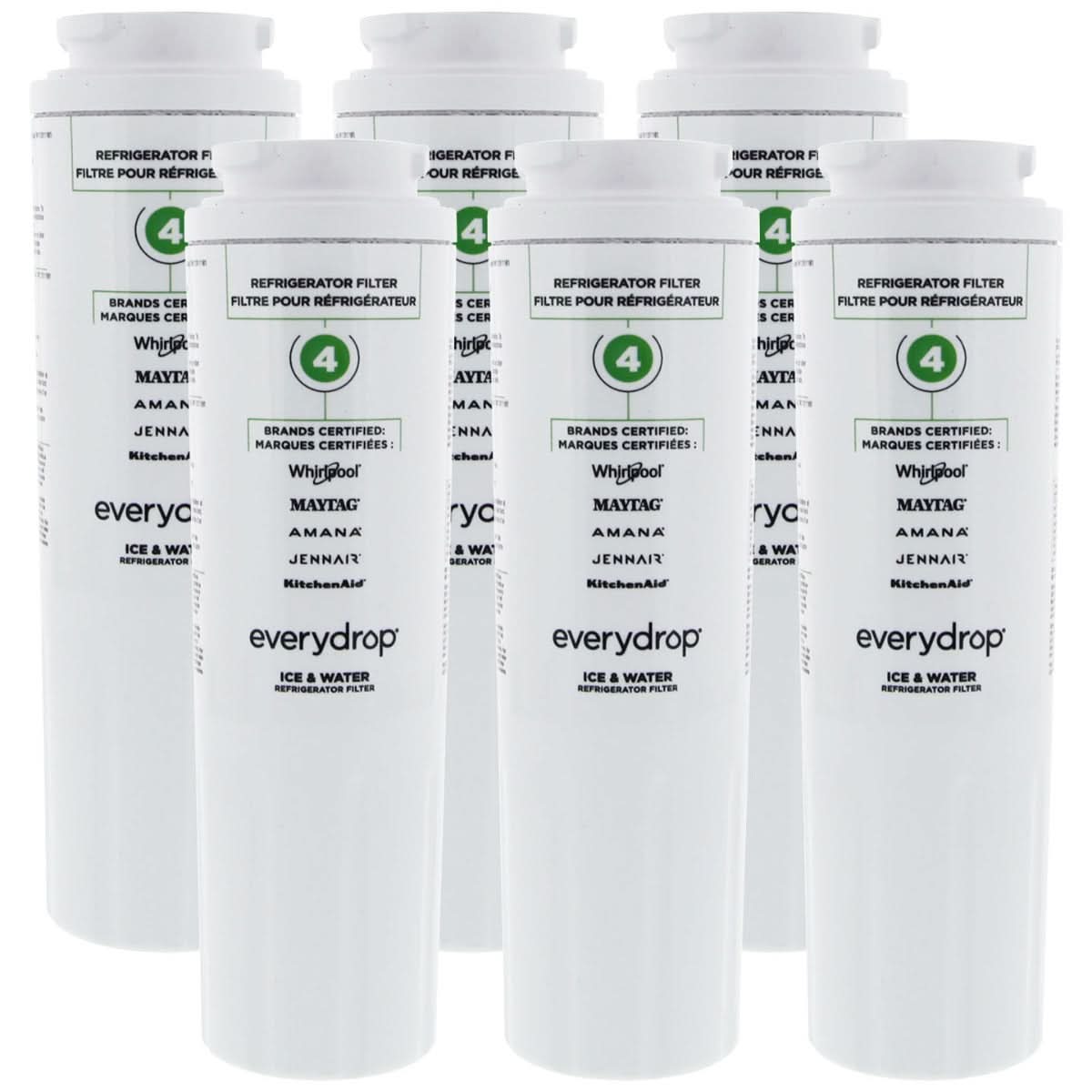 Whirlpool 4396395 and Maytag UKF8001 EveryDrop EDR4RXD1 (Filter 4) Ice and Water Refrigerator Filter - WaterFilters.NET