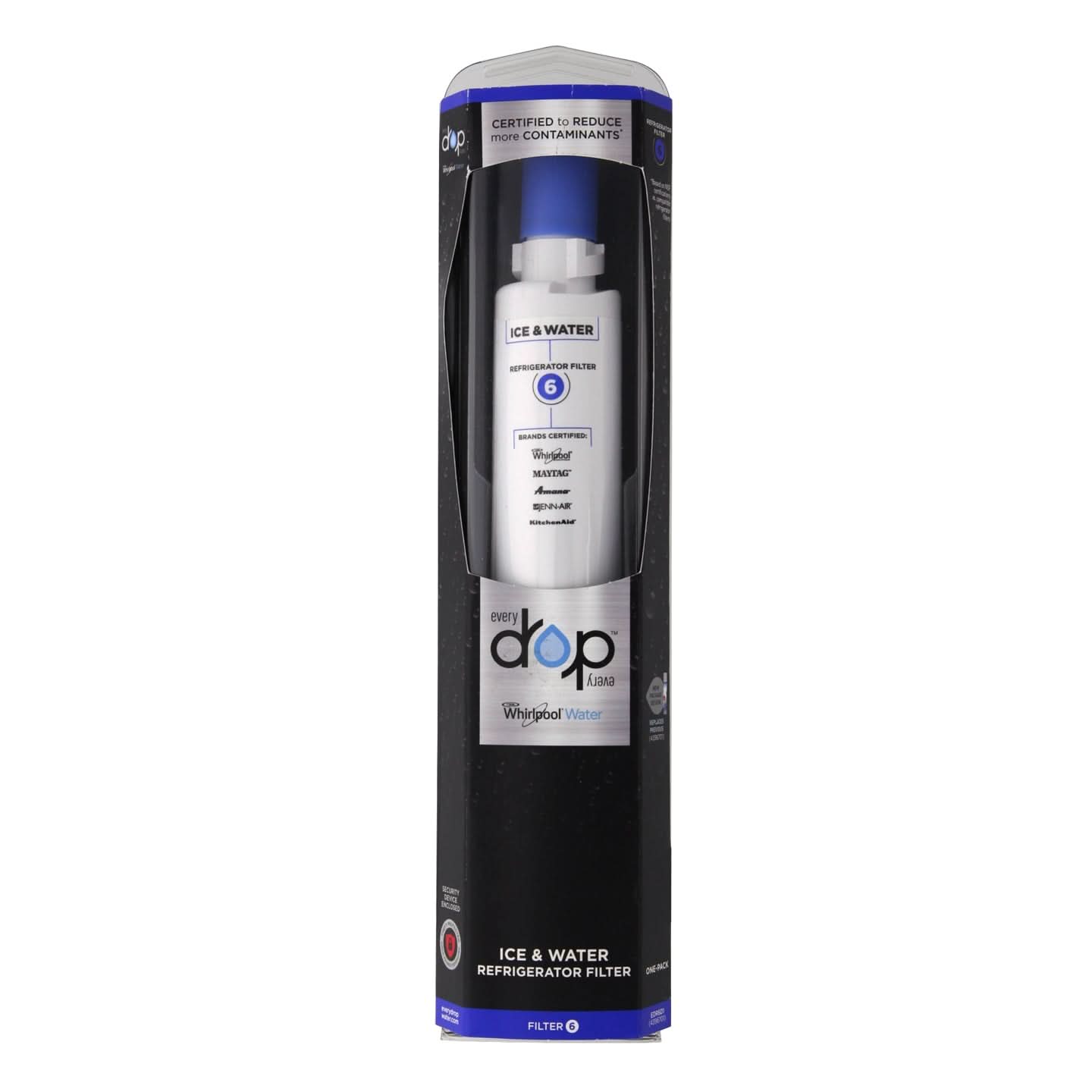 Whirlpool 4396701 EveryDrop EDR6D1 (Filter 6) Ice and Water Refrigerator Filter - WaterFilters.NET