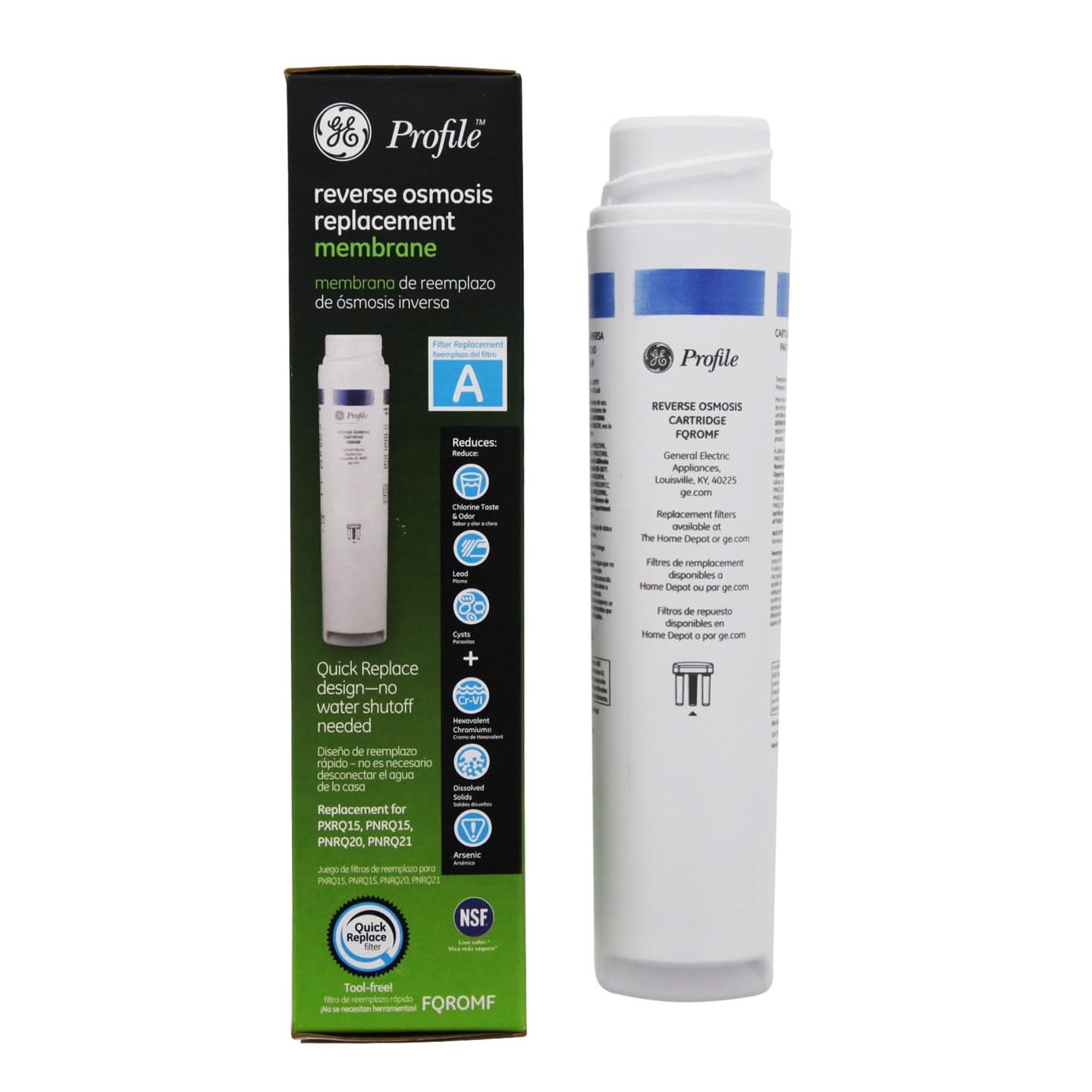 GE FQROMF Reverse Osmosis Membrane - WaterFilters.NET