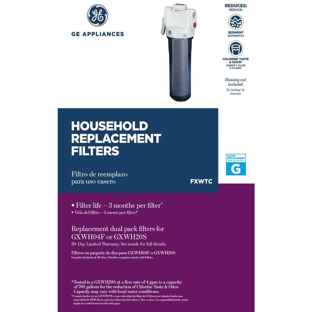 GE FXWTC Carbon Water Filter (2-Pack) - WaterFilters.NET