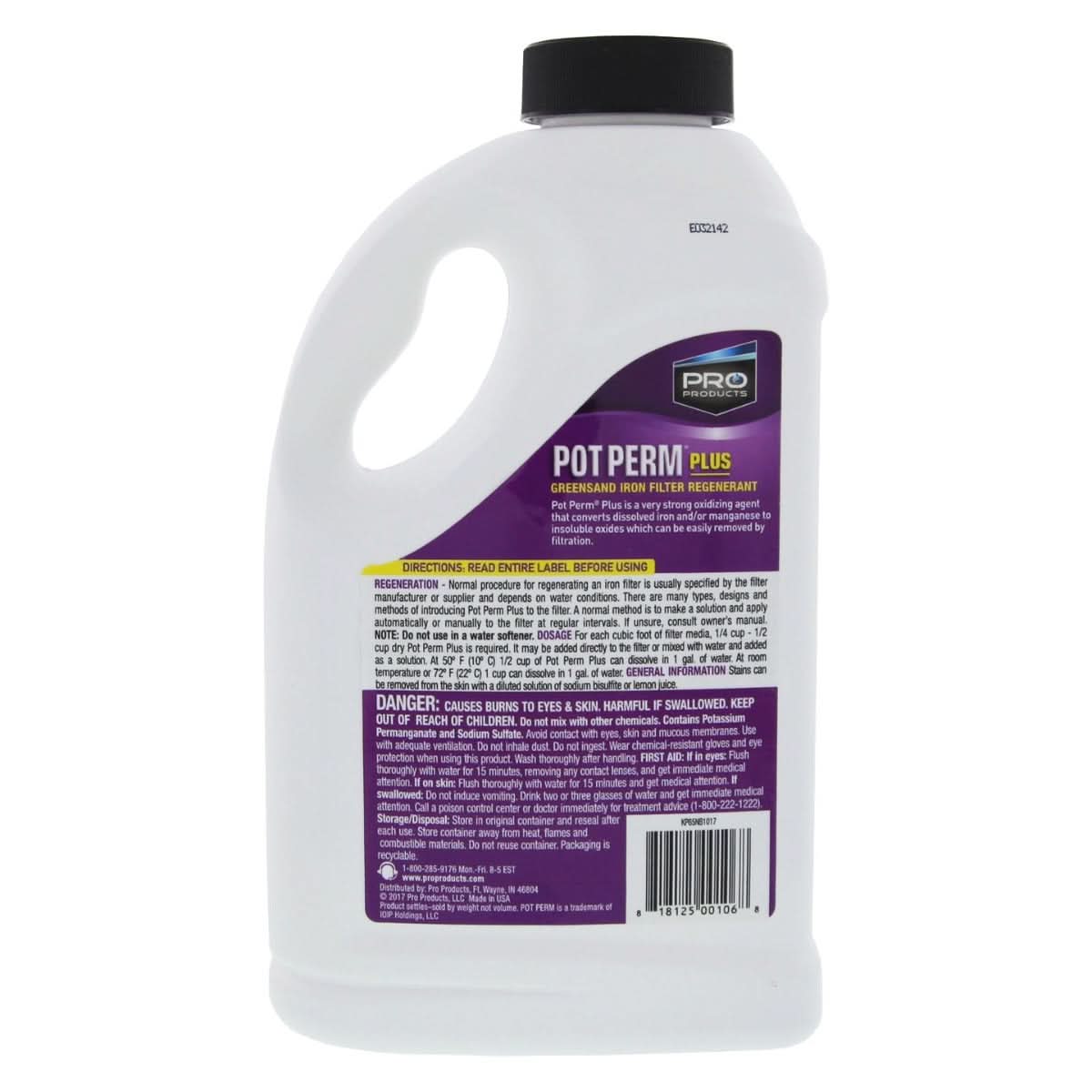 Pot Perm Free Flow Iron Filter Regenerant by Pro Products - WaterFilters.NET