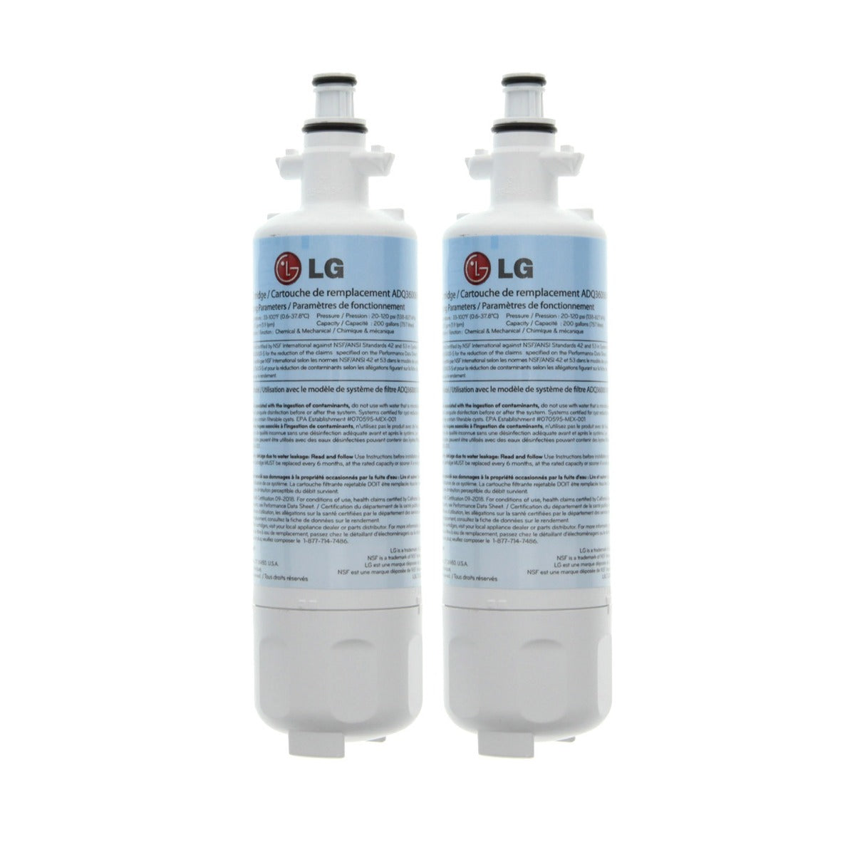 LG LT700P Refrigerator Water Filter ADQ36006101