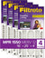 3M Filtrete 1550  Allergen Reduction Air Filters - 16x25x4 (4-Pack)