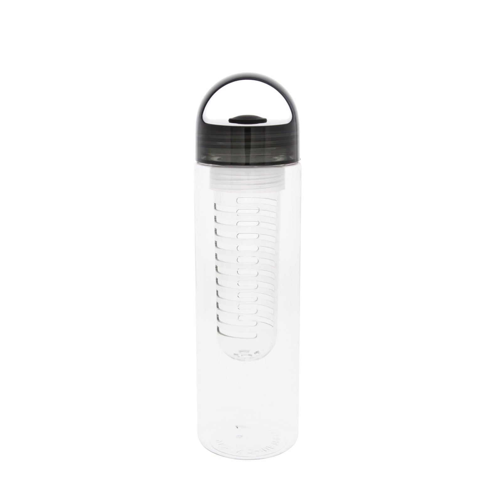 Clear Infusion 23 Ounce Water Bottle with Black Top by Tier1 - WaterFilters.NET