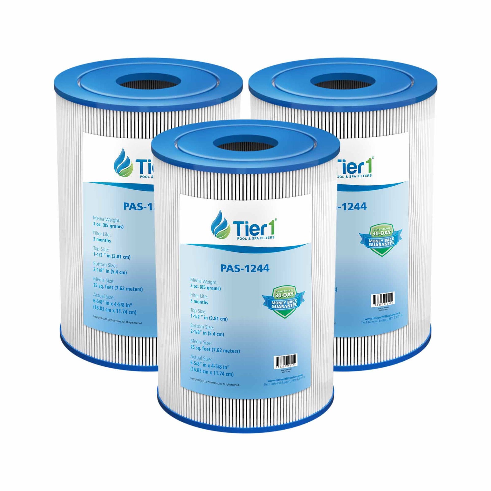 Tier1 PAS-1244 Replacement Pool and Spa Filter fits the Freeflow Lagas and CLX - WaterFilters.NET