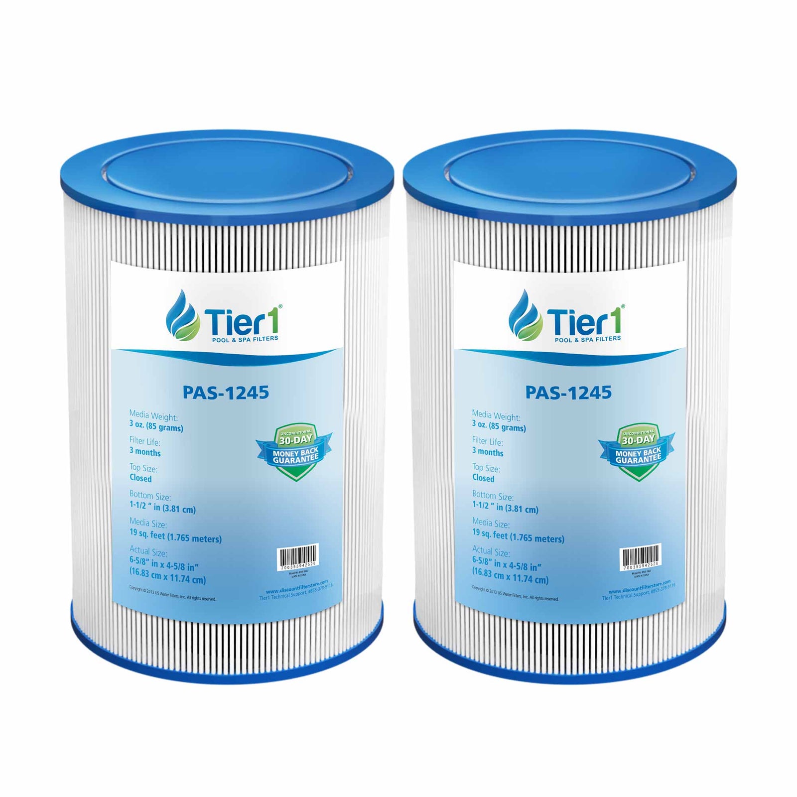 6-5/8 X 4-5/8-Inch Tier1 PAS-1245 Replacement For FF-100 - WaterFilters.NET