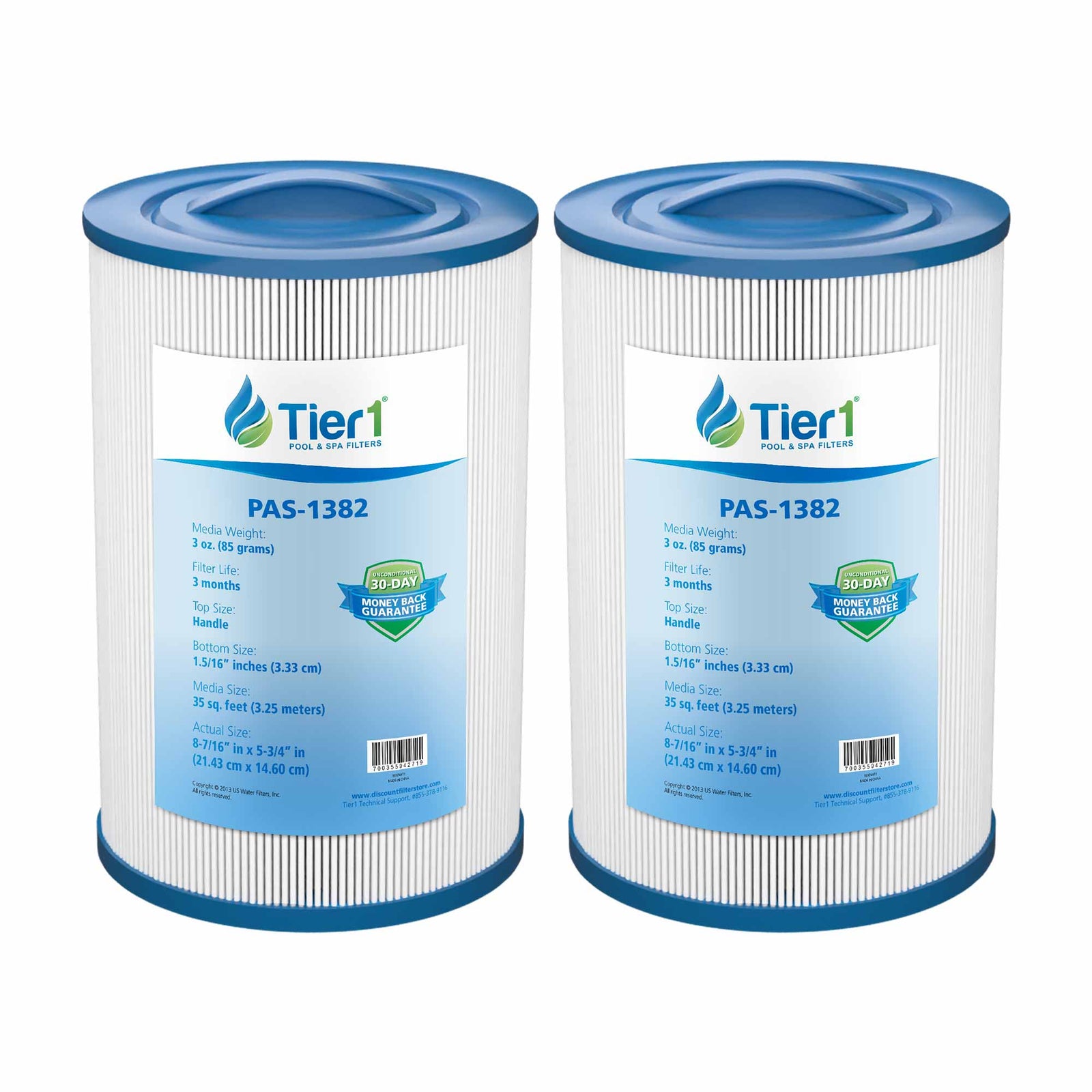 Tier1 PAS-1382 Replacement Pool and Spa Filter - WaterFilters.NET