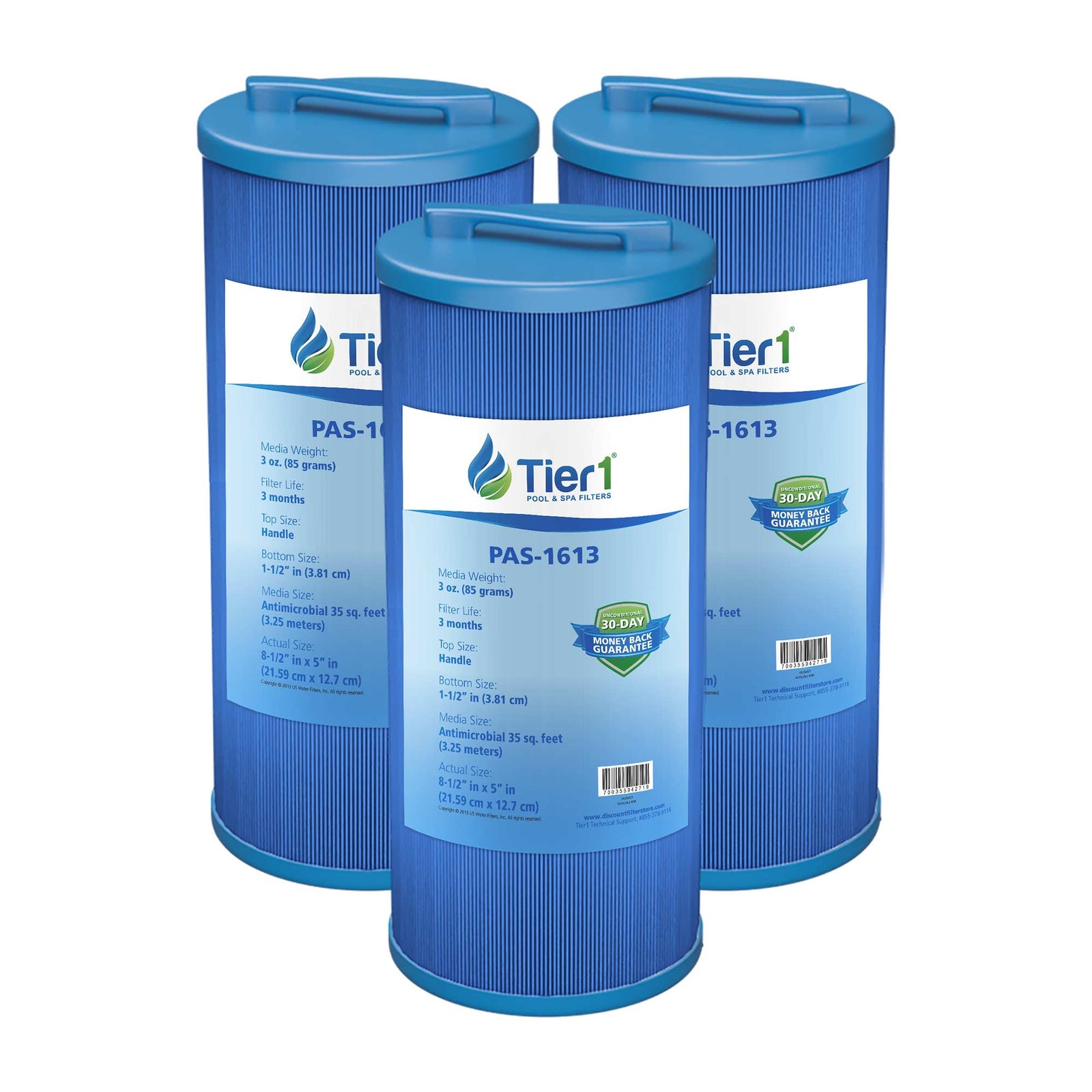 8-1/2 X 5 Inch Tier1 PAS-1613 Replacement For 817-4035 - WaterFilters.NET