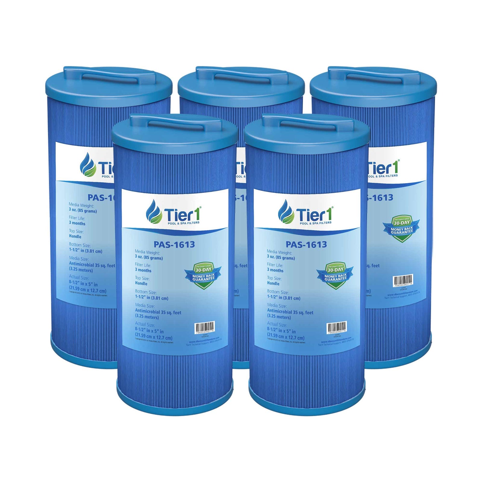 8-1/2 X 5 Inch Tier1 PAS-1613 Replacement For 817-4035 - WaterFilters.NET