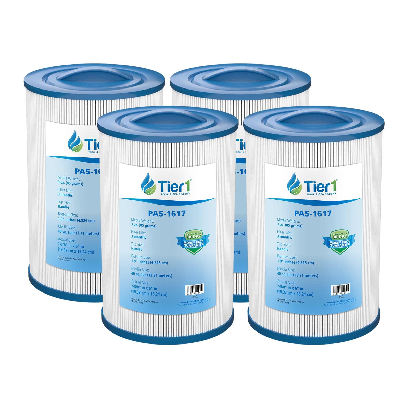 Tier1 Waterway 817-0050 Pool and Spa Filter Replacement - WaterFilters.NET