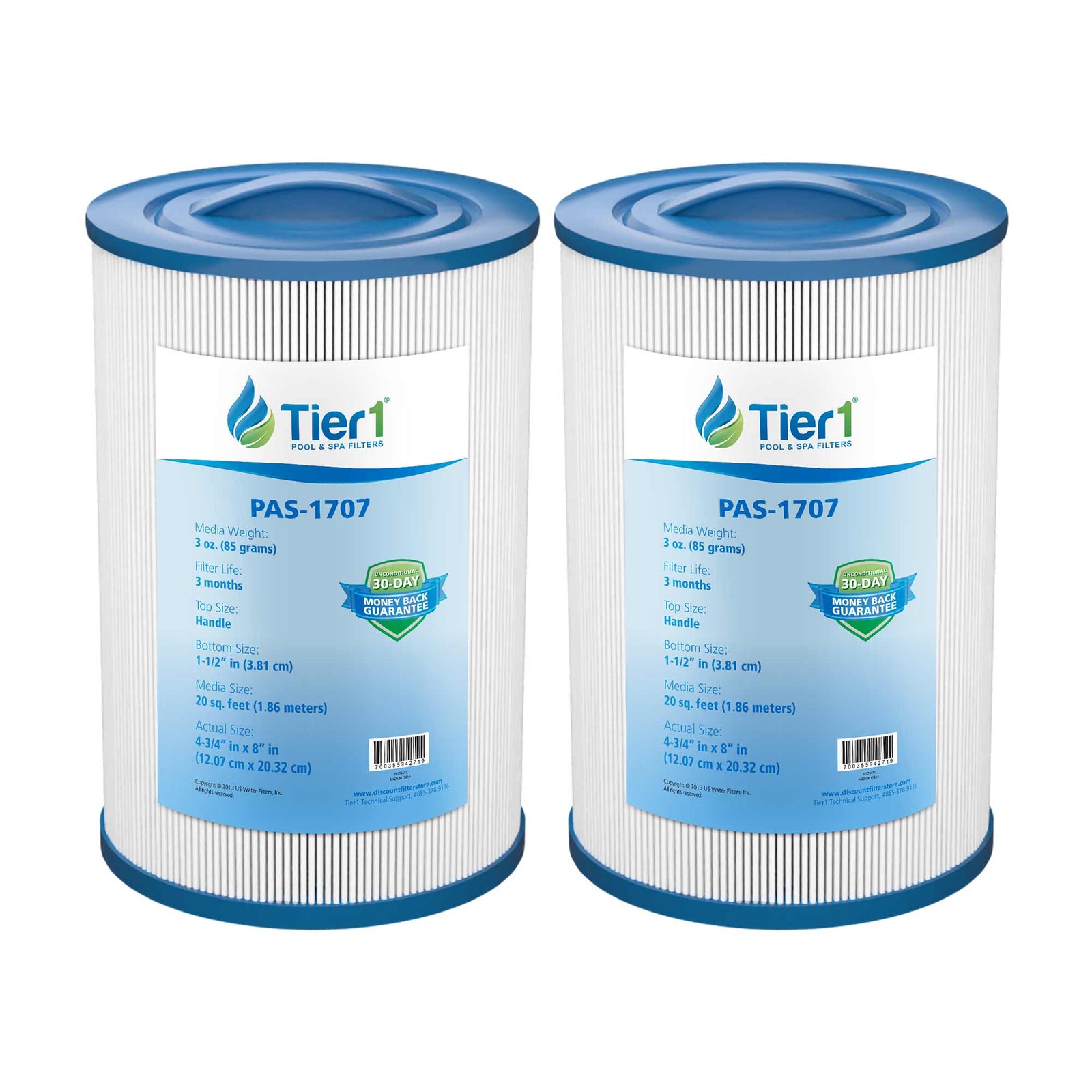 PLEATCO-PSANT20P3 Comparable Replacement filter Cartridge by Tier1 - WaterFilters.NET