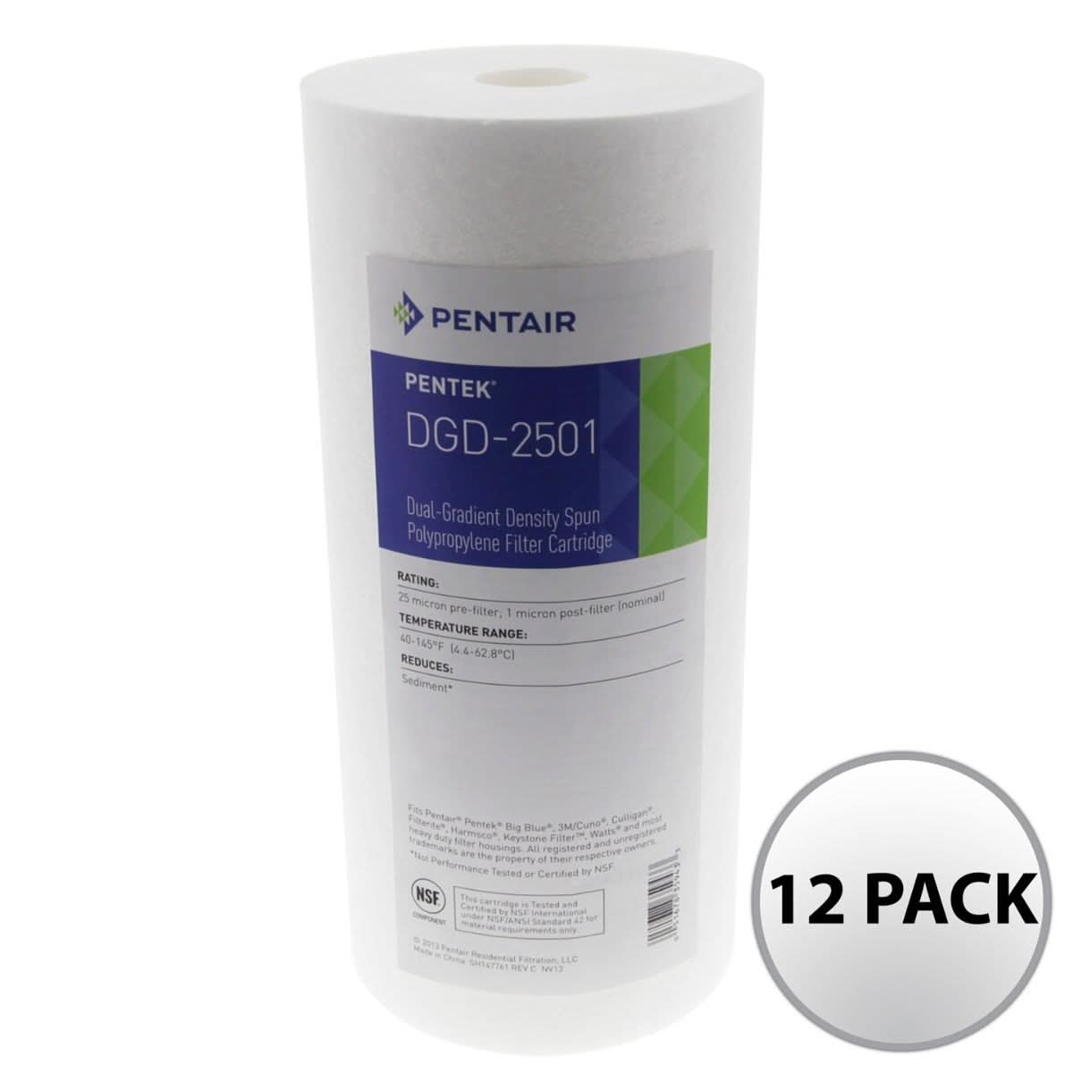 Pentek DGD-2501 Sediment Water Filter (10-inch x 4.5-inch) - WaterFilters.NET