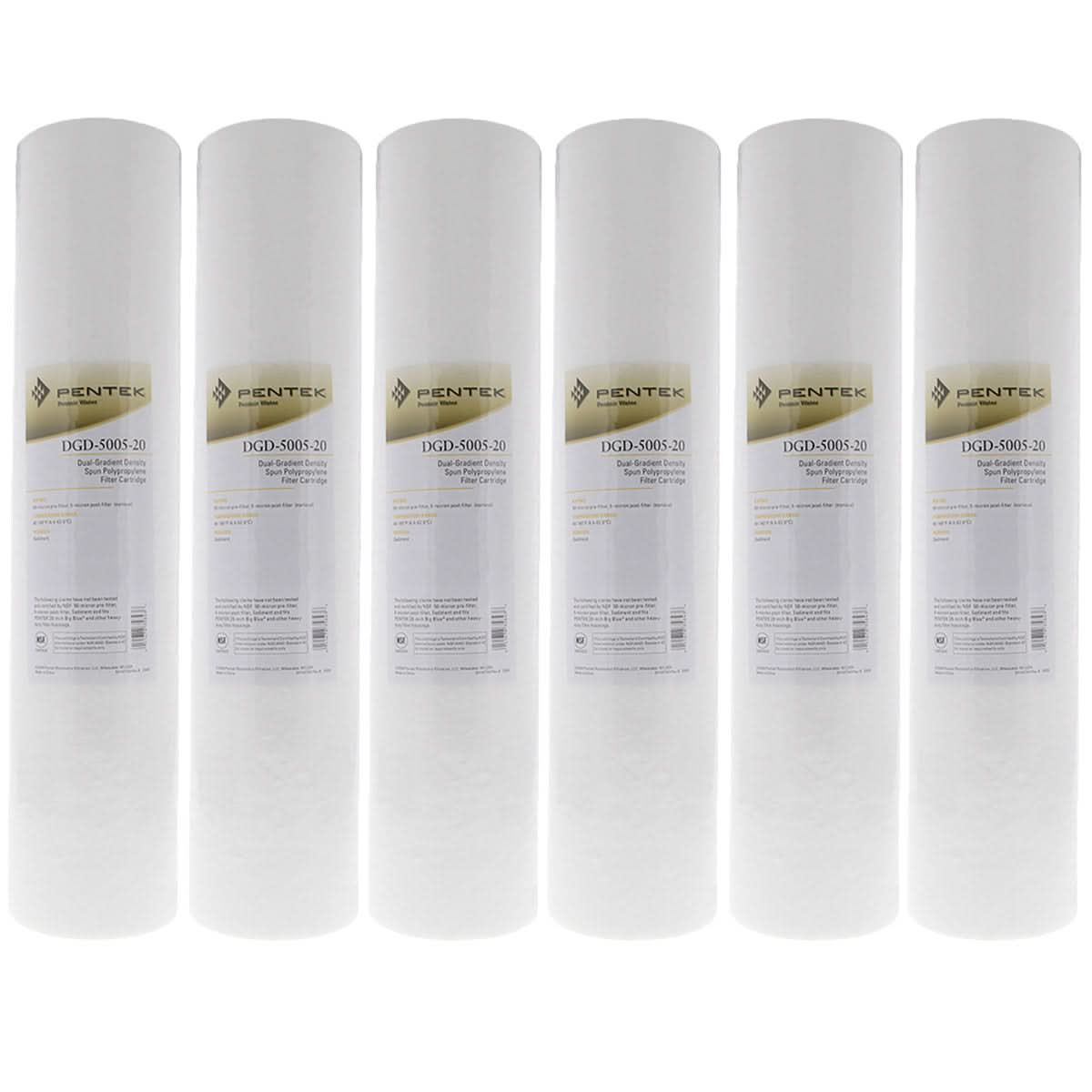 Pentek DGD-5005-20 Sediment Water Filters (20-inch x 4.5-inch) - WaterFilters.NET