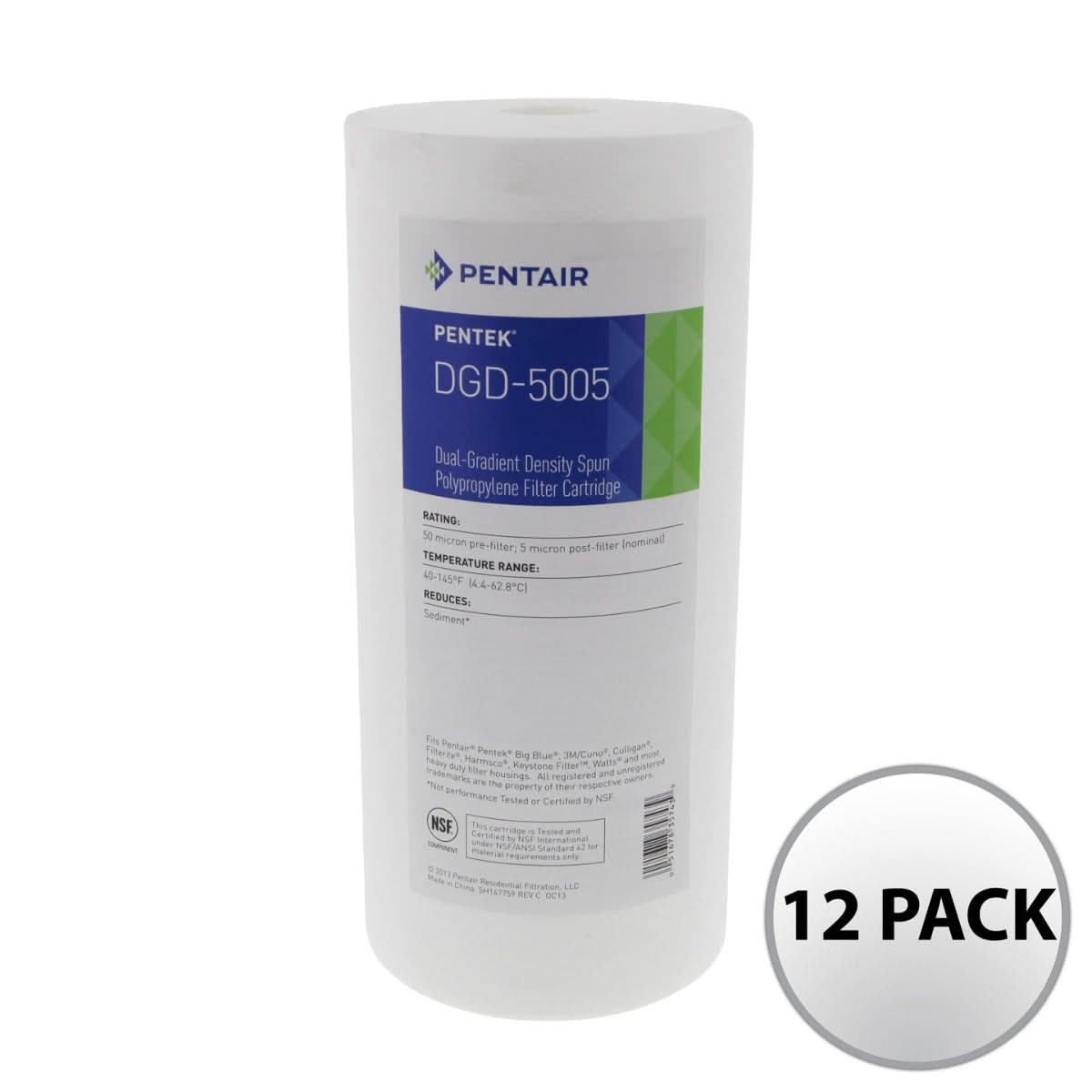 Pentek DGD-5005 Sediment Water Filters (10-inch x 4.5-inch) - WaterFilters.NET