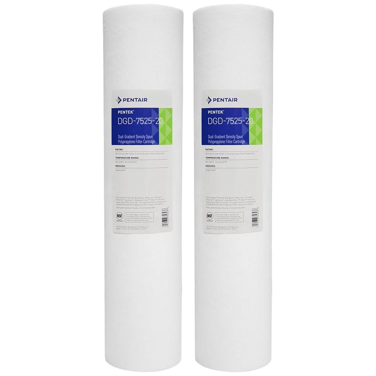 Pentek DGD-7525-20 Sediment Water Filters (20-inch x 4.5-inch) - WaterFilters.NET