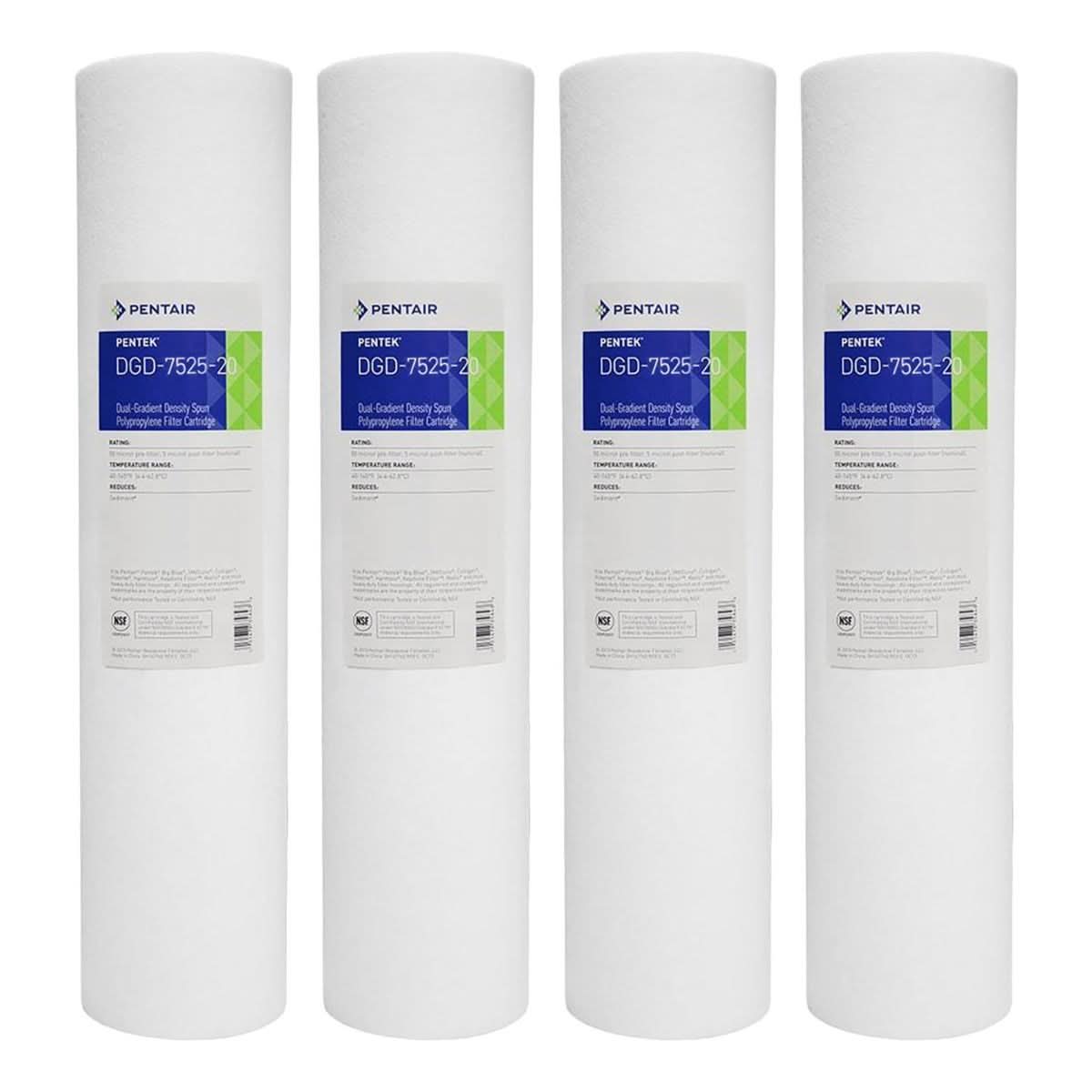 Pentek DGD-7525-20 Sediment Water Filters (20-inch x 4.5-inch) - WaterFilters.NET