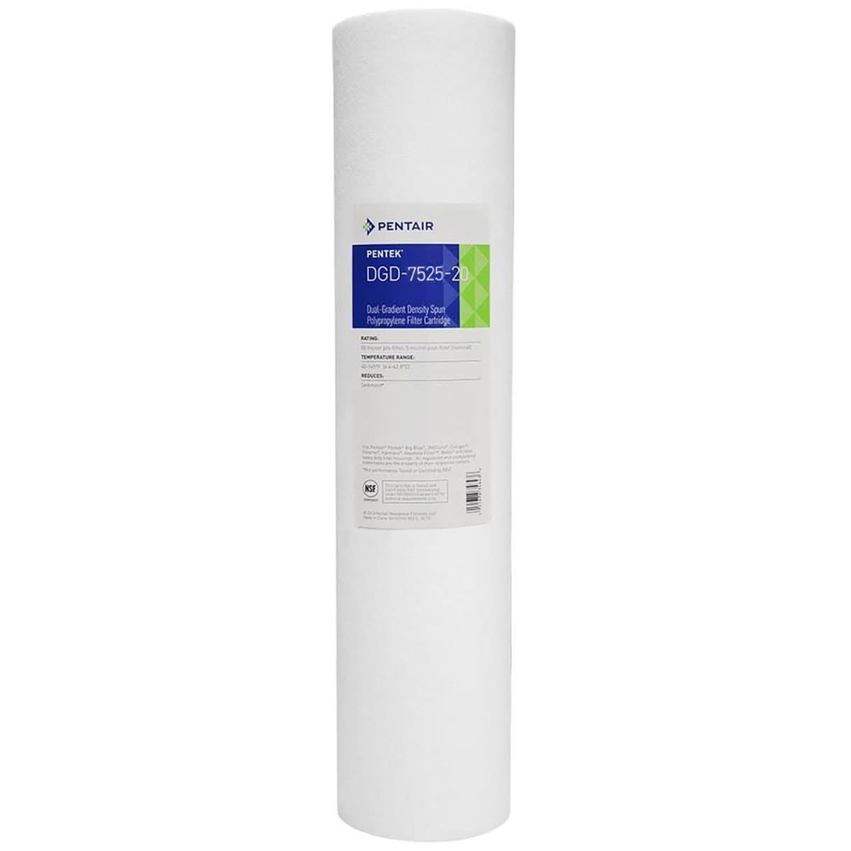 Pentek DGD-7525-20 Sediment Water Filters (20-inch x 4.5-inch) - WaterFilters.NET