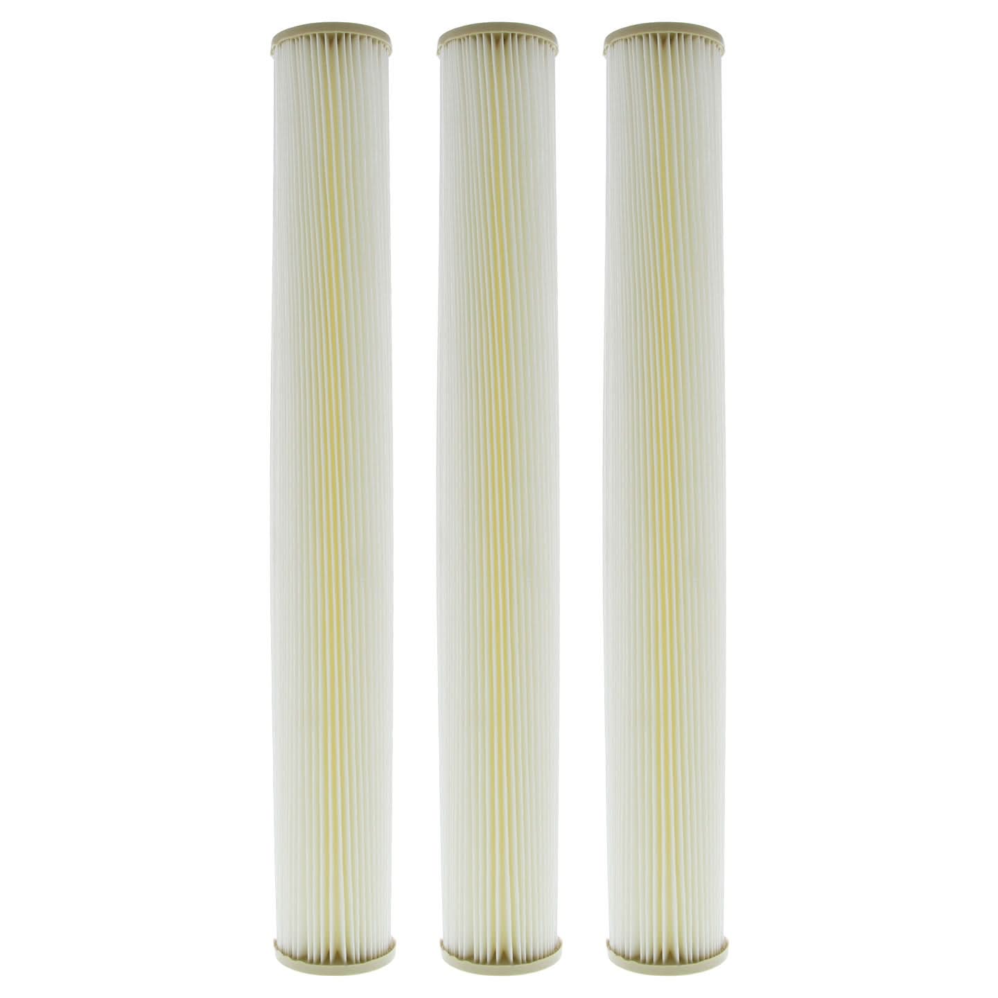 Pentek ECP1-20 Pleated Sediment Water Filters (20-inch x 2-5/8-inch) - WaterFilters.NET