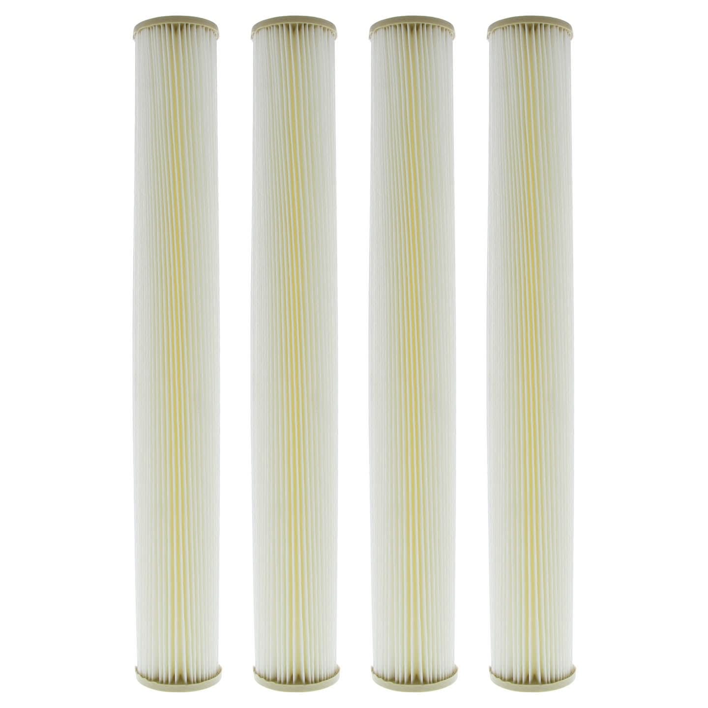Pentek ECP1-20 Pleated Sediment Water Filters (20-inch x 2-5/8-inch) - WaterFilters.NET