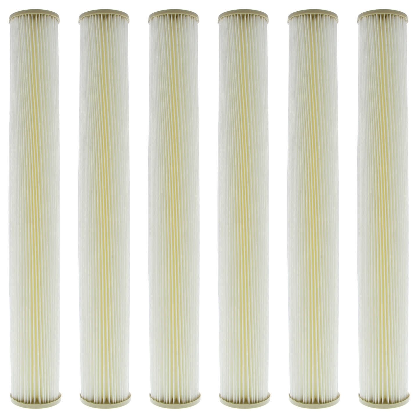 Pentek ECP1-20 Pleated Sediment Water Filters (20-inch x 2-5/8-inch) - WaterFilters.NET