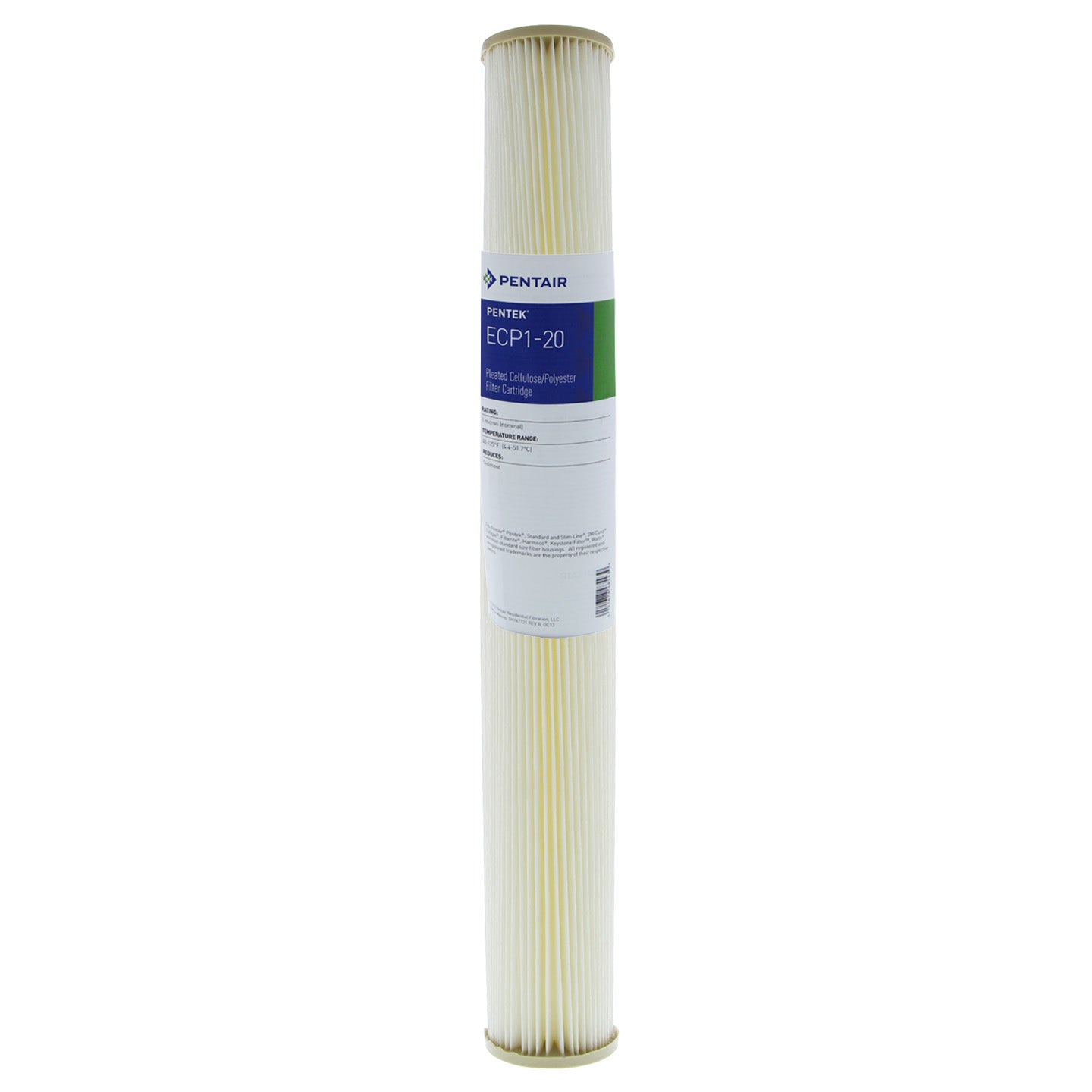 Pentek ECP1-20 Pleated Sediment Water Filters (20-inch x 2-5/8-inch)