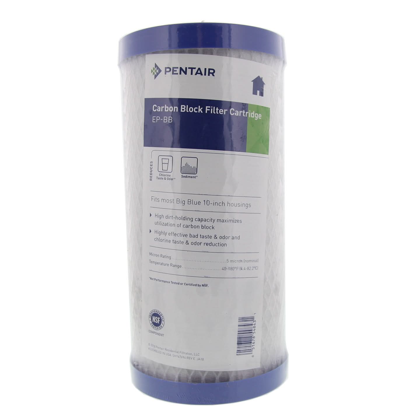 Pentek EP-BB Carbon Block Water Filters (9-3/4-inch x 4-5/8-inch) - WaterFilters.NET