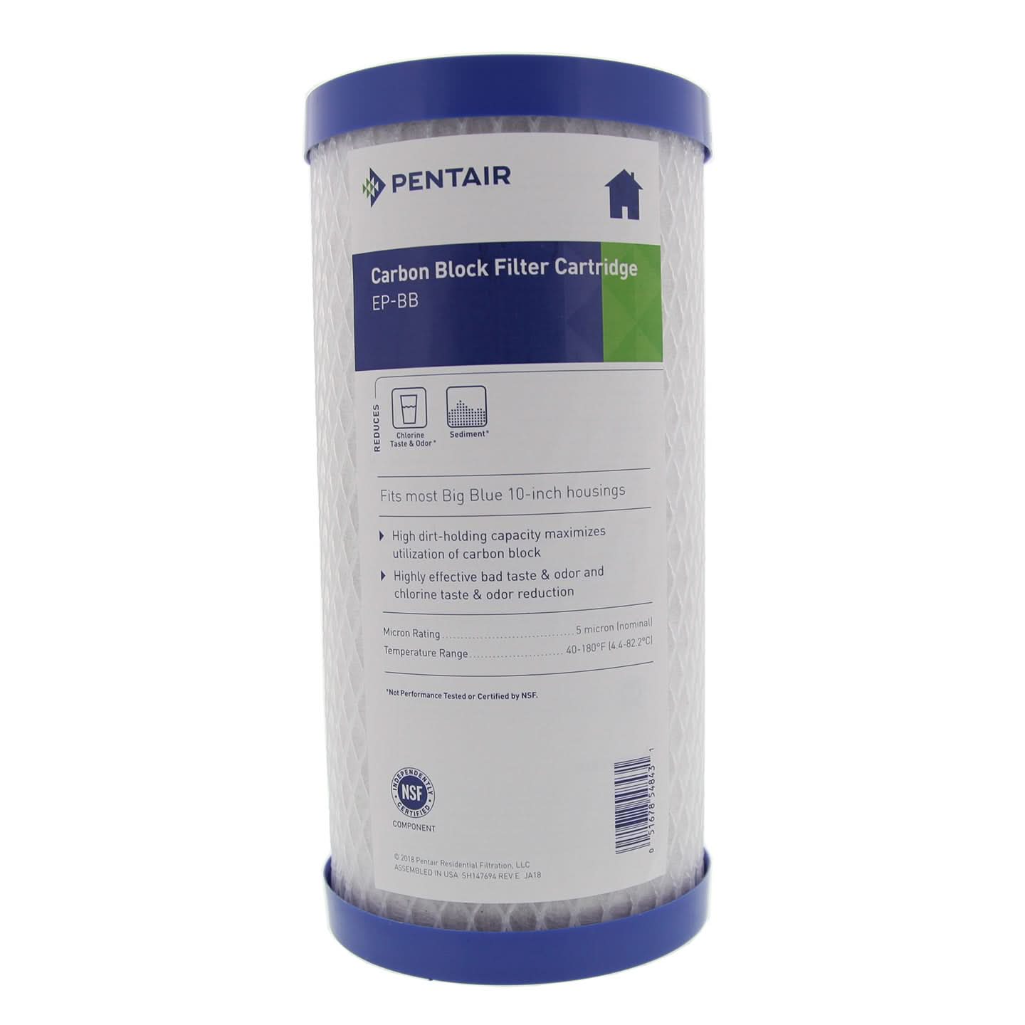 Pentek EP-BB Carbon Block Water Filters (9-3/4-inch x 4-5/8-inch) - WaterFilters.NET