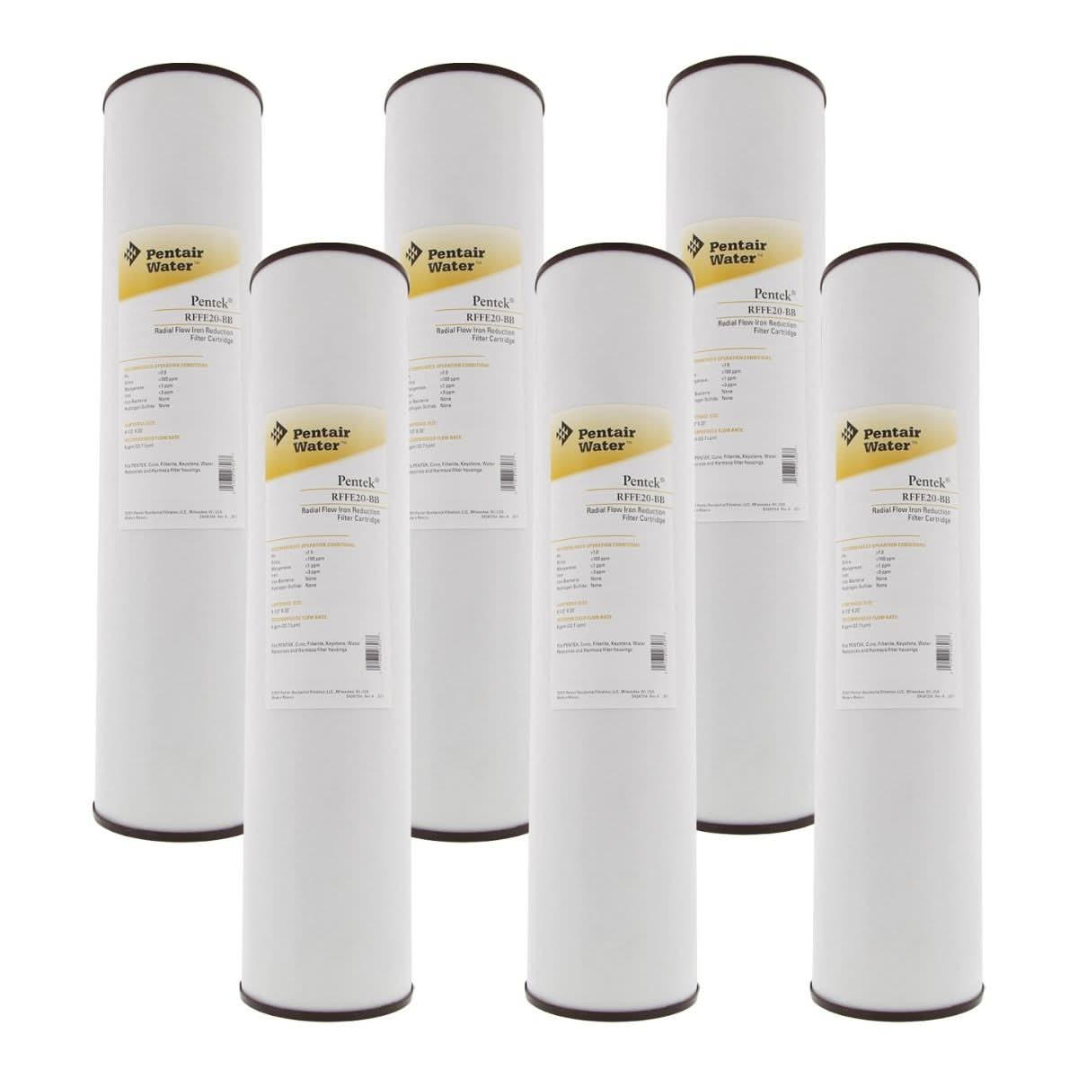 Pentek RFFE20-BB Iron Reduction Water Filter (20-inch x 4.5-inch) - WaterFilters.NET