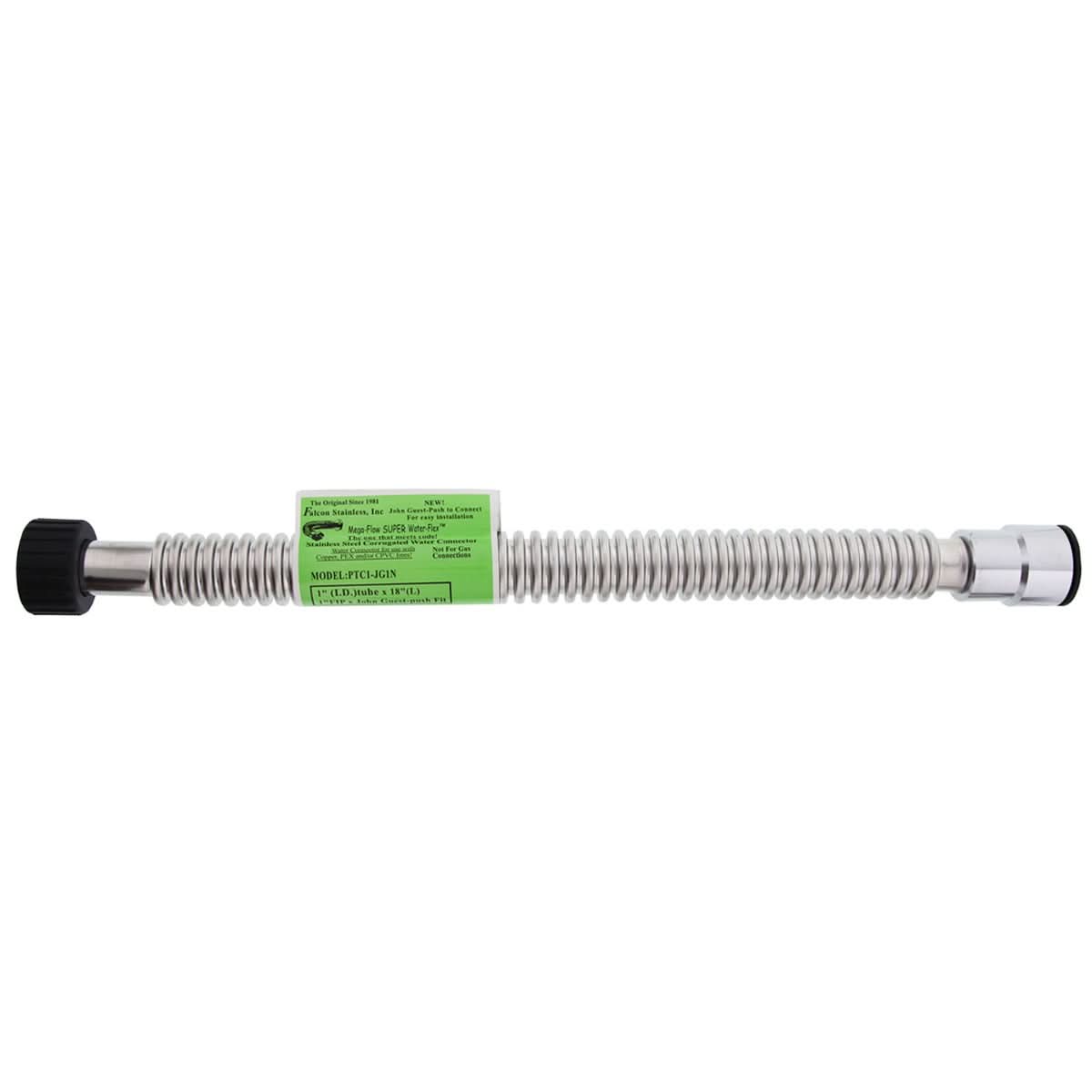 Stainless Steel Flex Connector 1 Inch PTC X 1 Inch FIP (18-Inch) - WaterFilters.NET