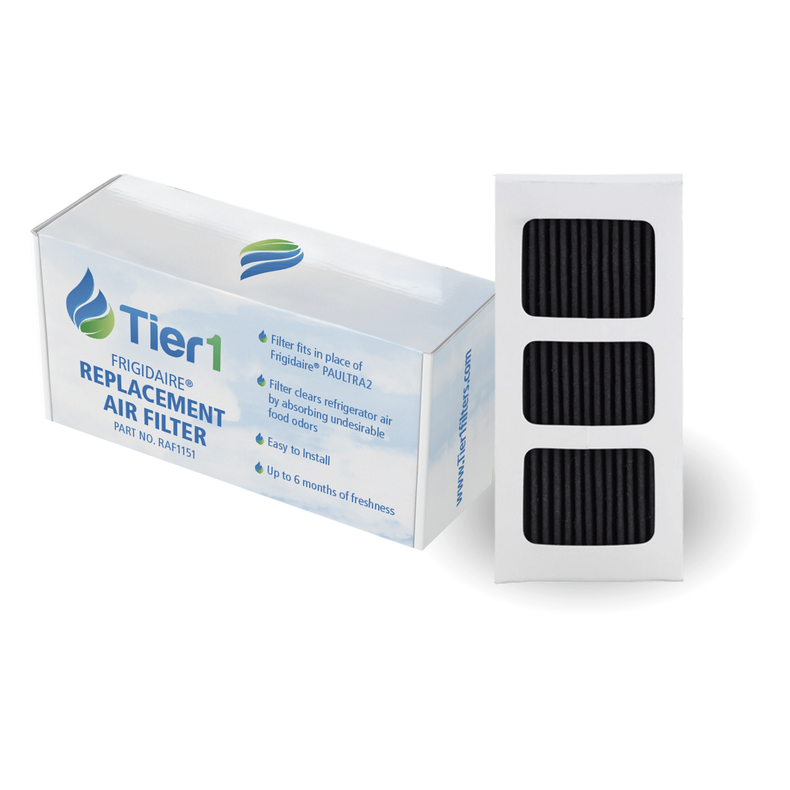 TIER1 RAF1151 Comparable for PAULTRA2 Refrigerator Air Filter