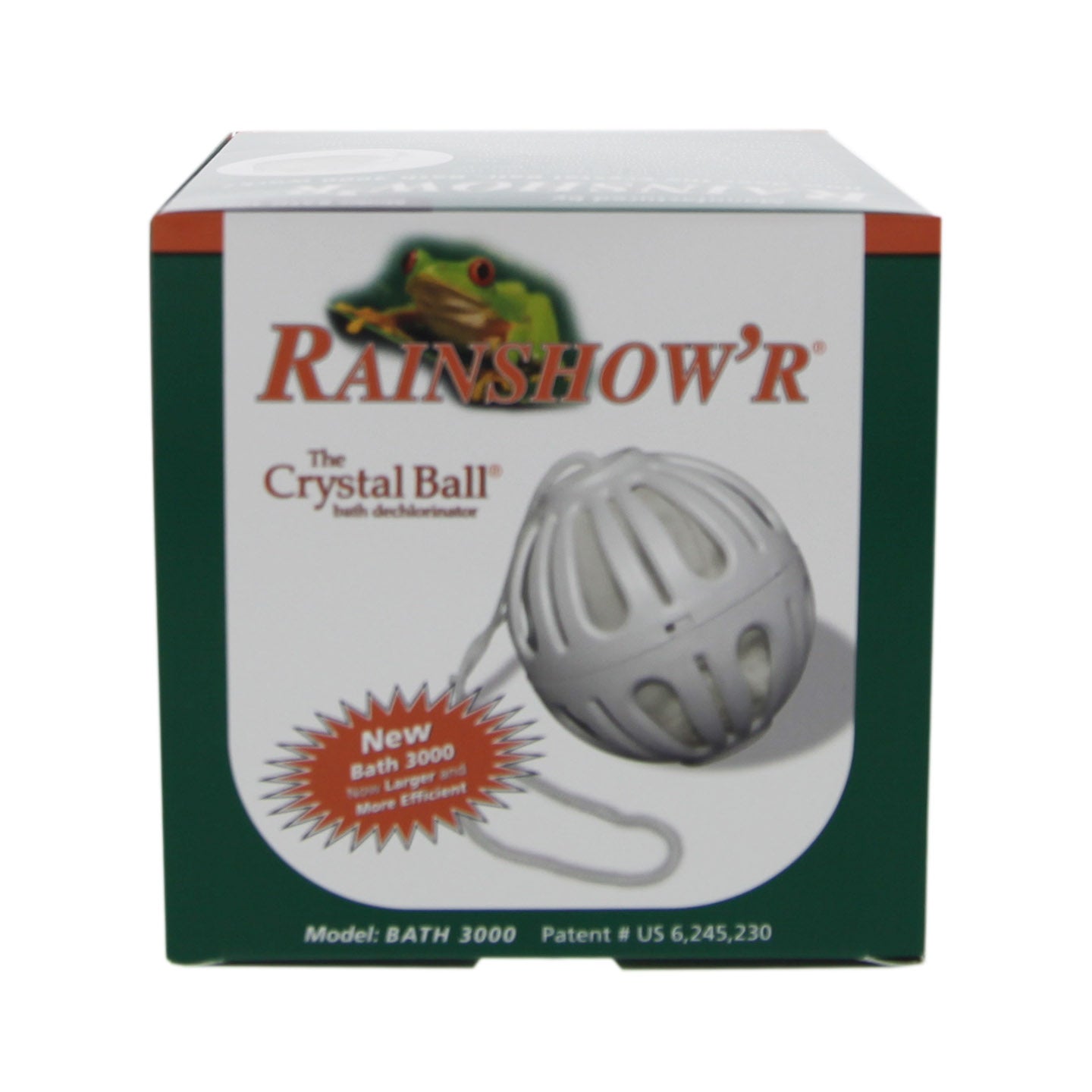 Rainshower Bath-3000 KDF Quartz Crystal Bath Water Filter Ball