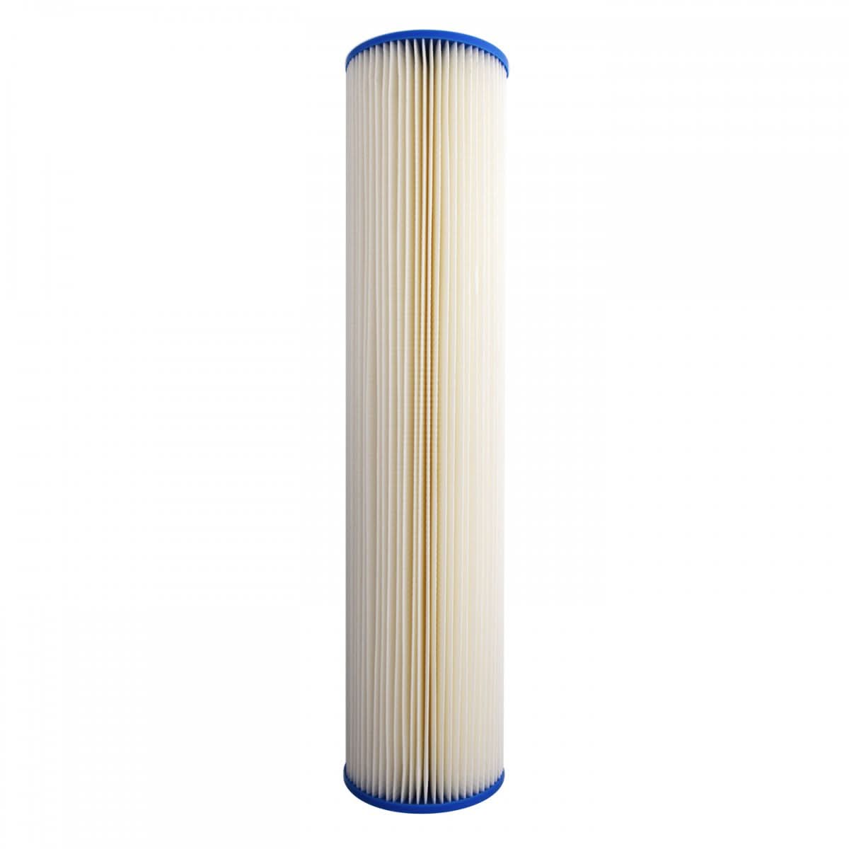 Tier1 20 inch x 4.5 inch Whole House Pleated Polyester Water Filter (5 Micron) - WaterFilters.NET
