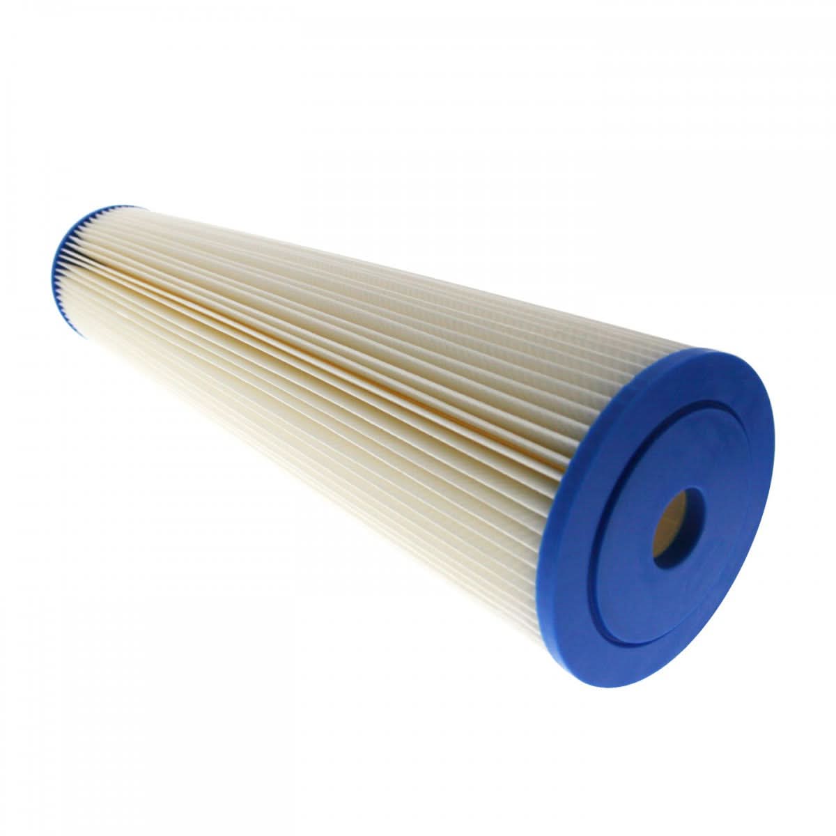 Tier1 20 inch x 4.5 inch Whole House Pleated Polyester Water Filter (5 Micron) - WaterFilters.NET
