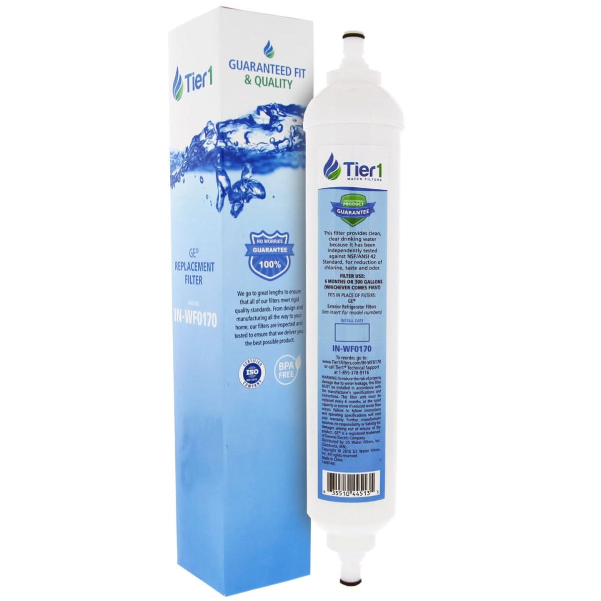 GXRTQR comparable replacement inline water filter - WaterFilters.NET