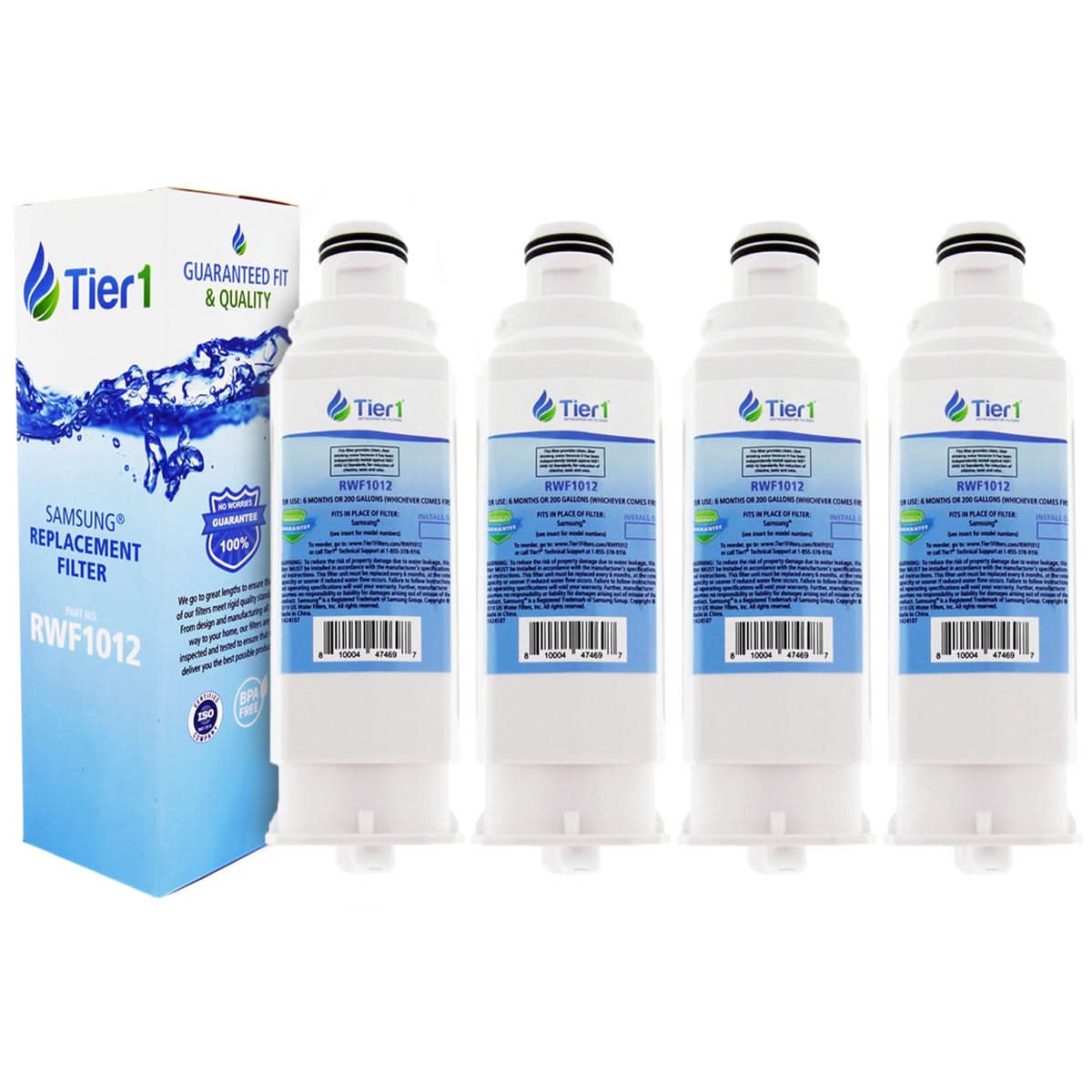 Tier1 Samsung DA97-17376B / HAF-QIN/EXP Comparable Refrigerator Water Filter - WaterFilters.NET